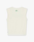 T-shirts - Witte mouwloze top