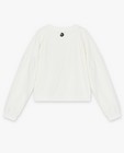 Sweaters - Witte sweater met opschrift