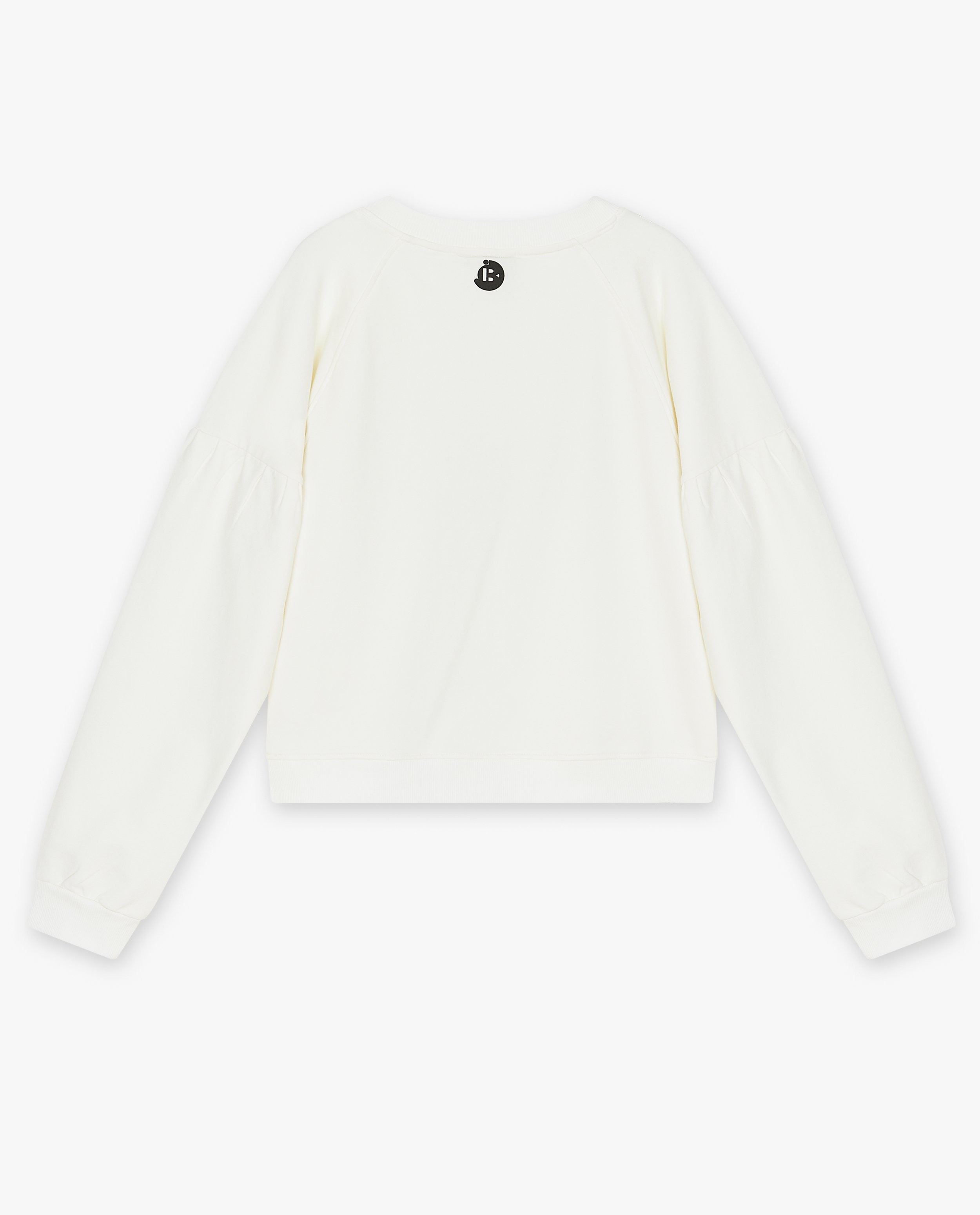 Sweaters - Witte sweater met opschrift