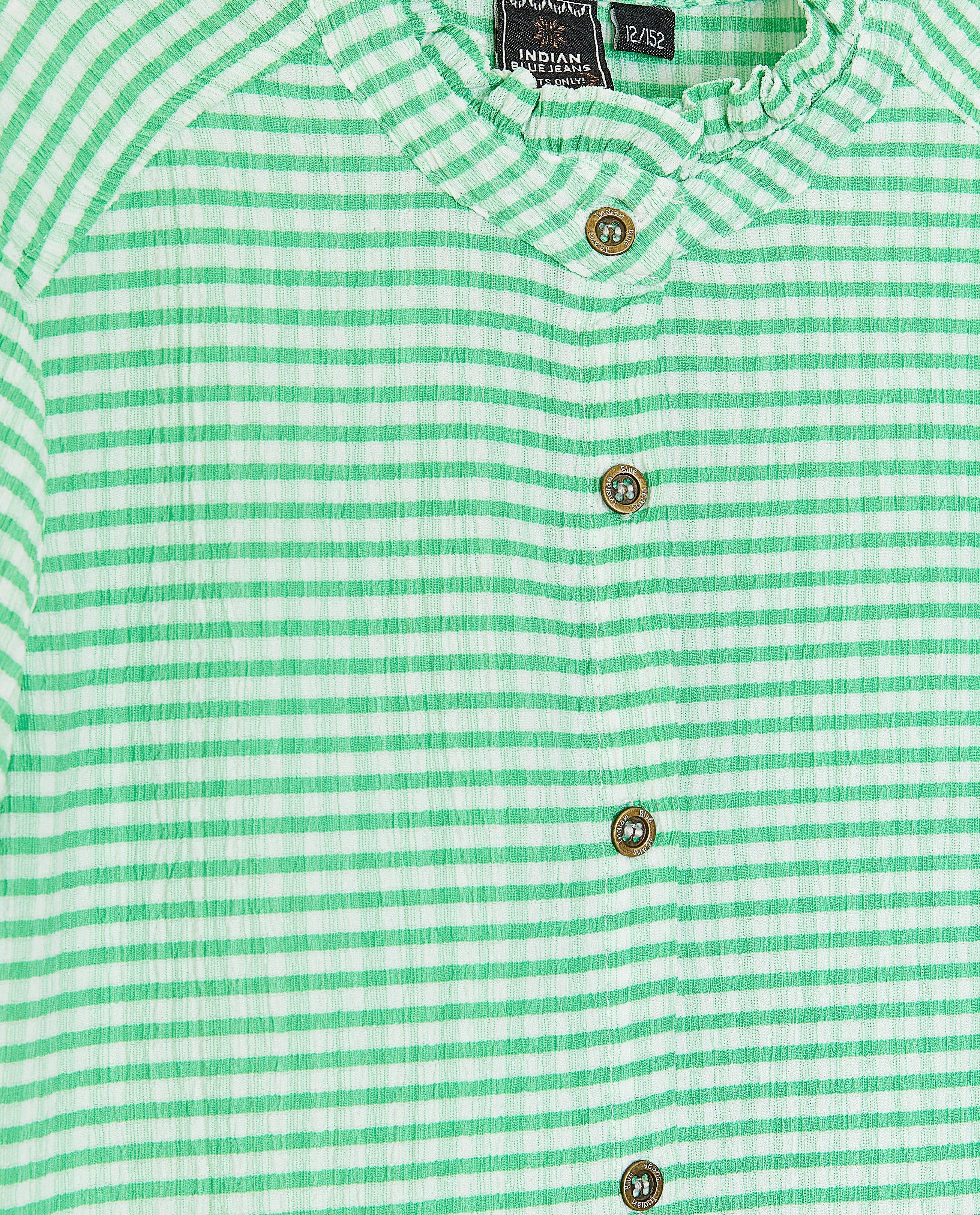 Hemden - Groene blouse met strepen