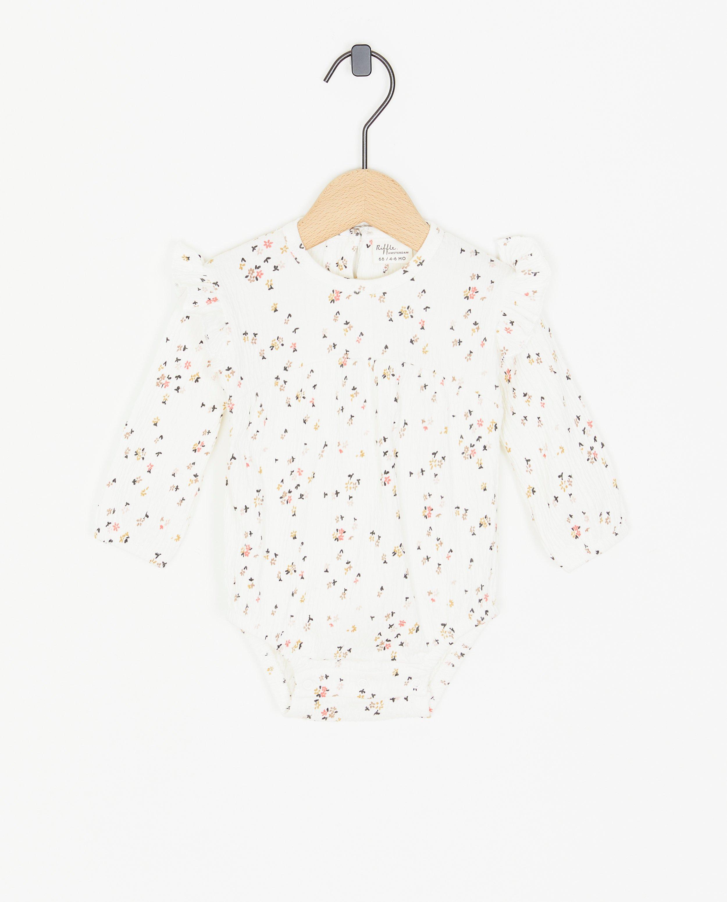 Witte jumpsuit, 6-12 maanden - null - Riffle