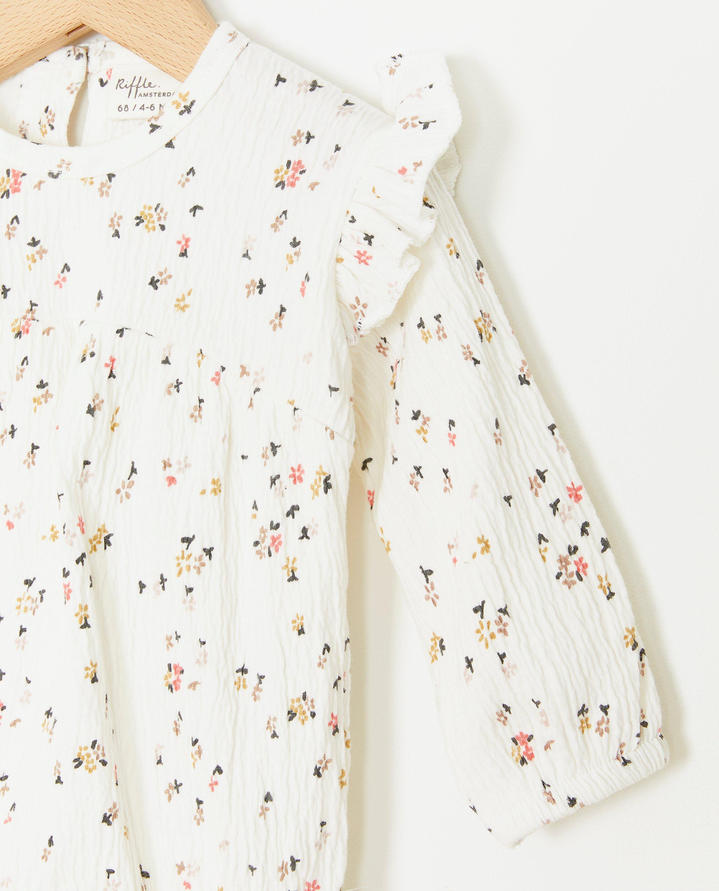 Onesies - Witte jumpsuit, 6-12 maanden