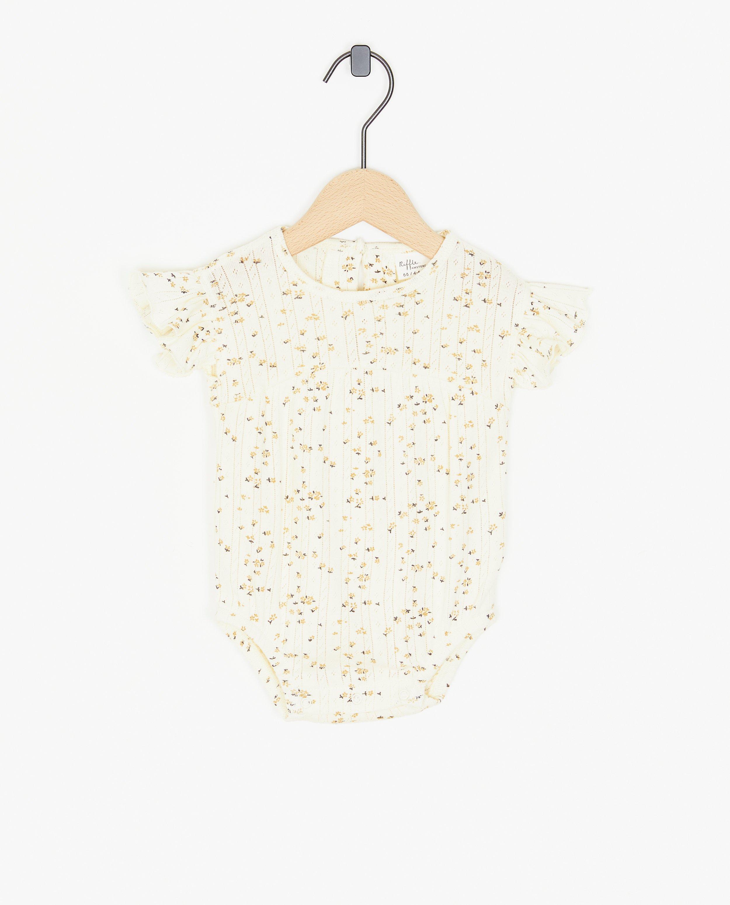 Ecru romper, 6-12 maanden - null - Riffle