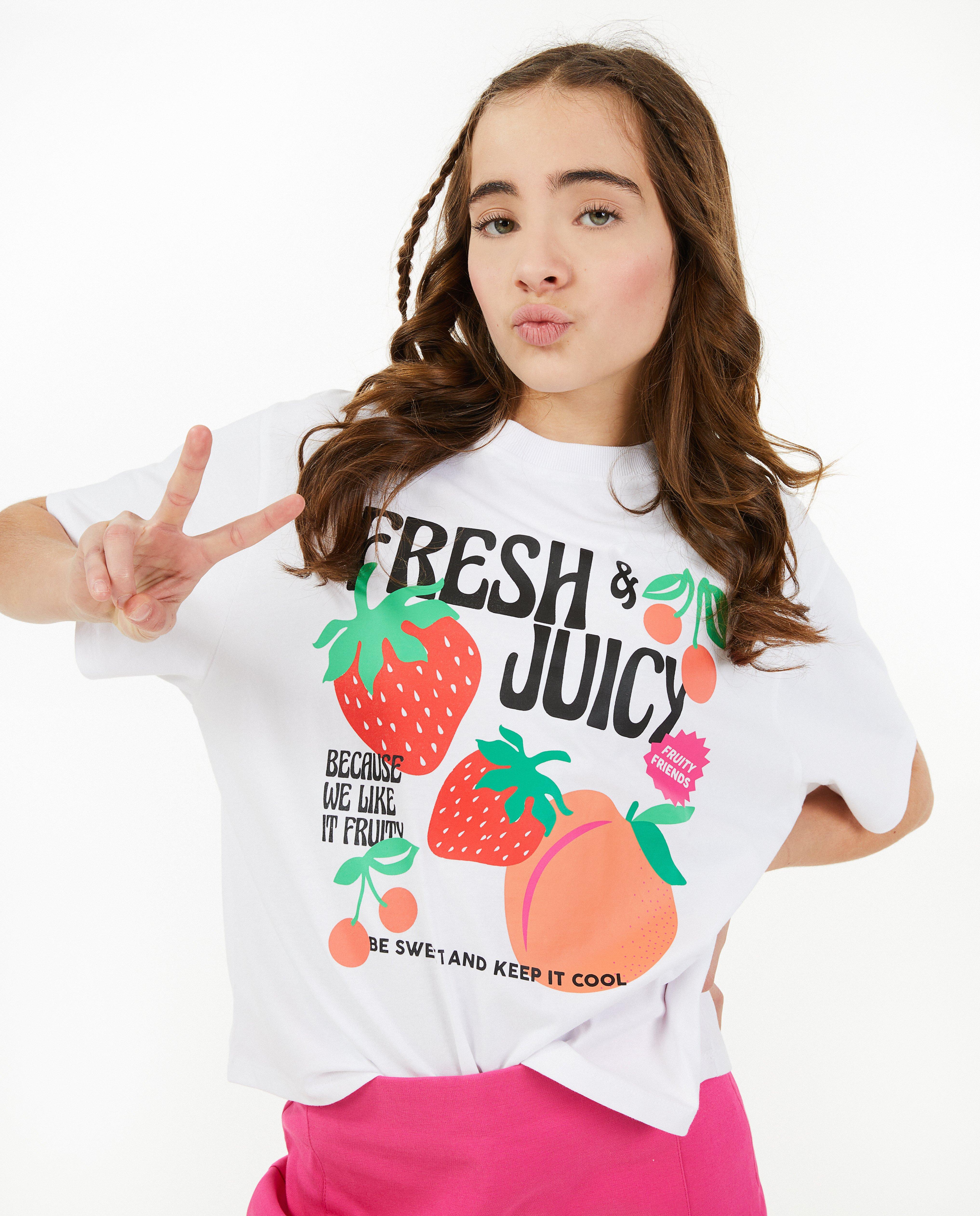 T-shirts - T-shirt met fruitprint