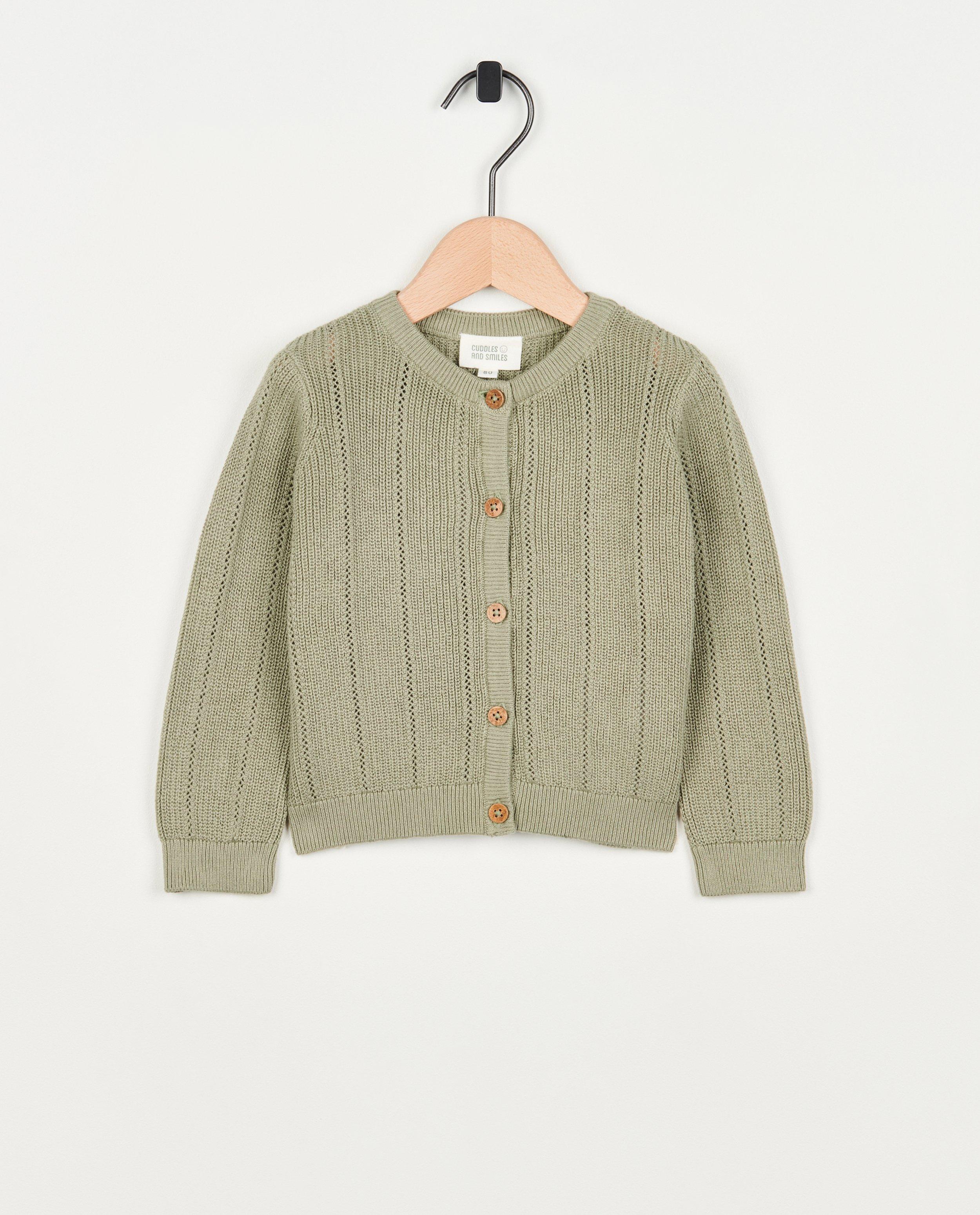 Cardigan - Gebreide cardigan met ajour