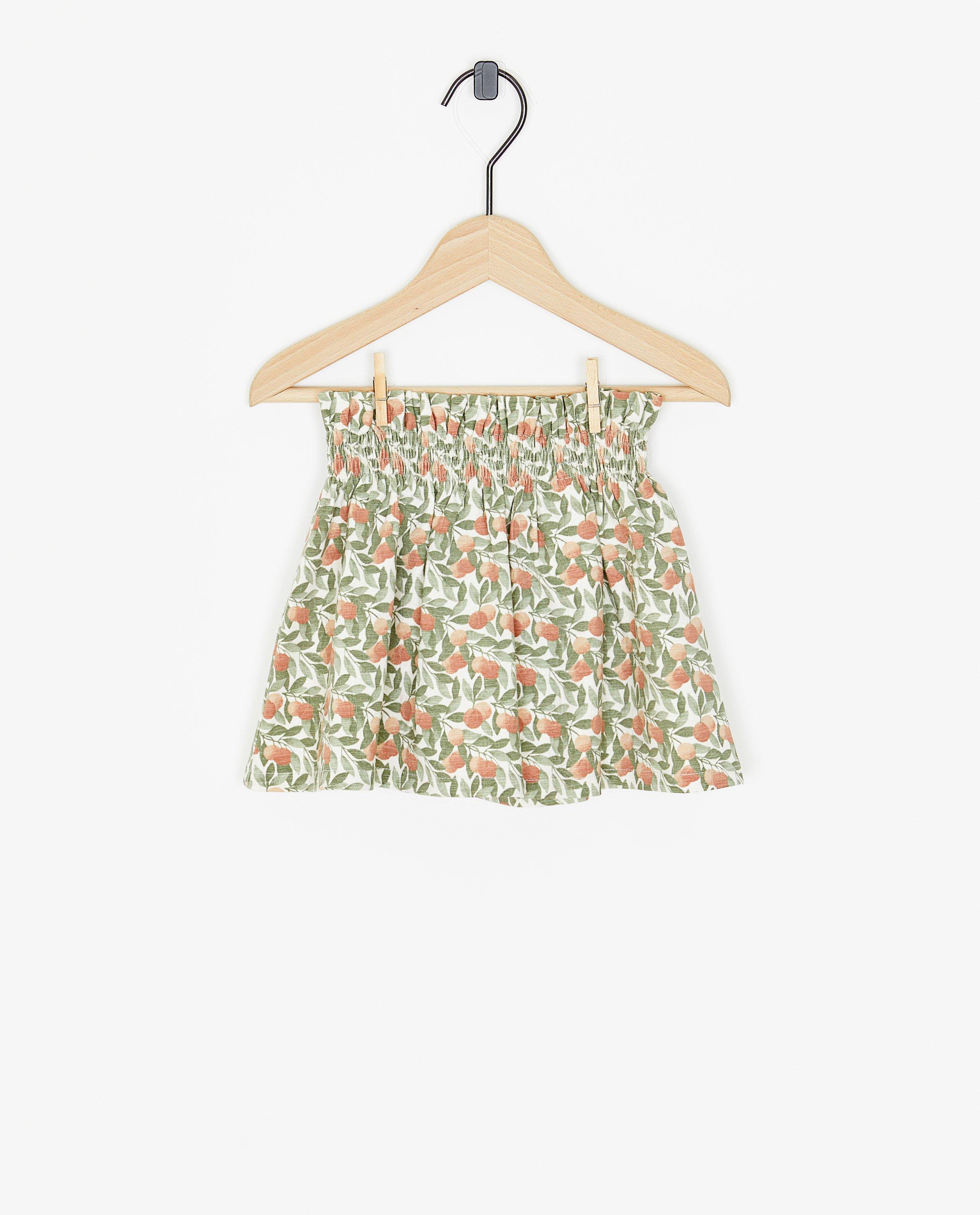 Rok met perzikprint - null - Cuddles and Smiles