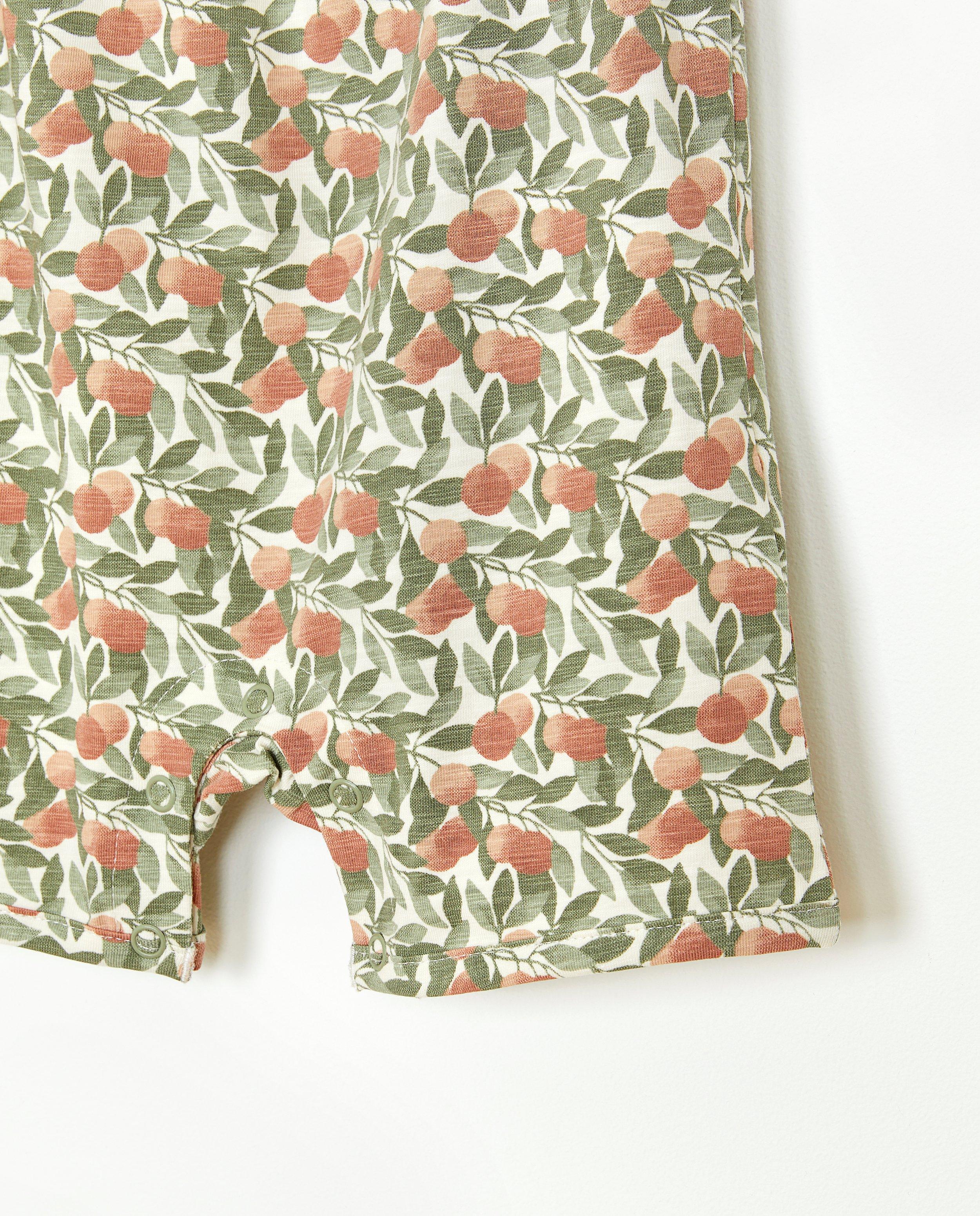 Jumpsuit - Jumpsuit met perzikprint