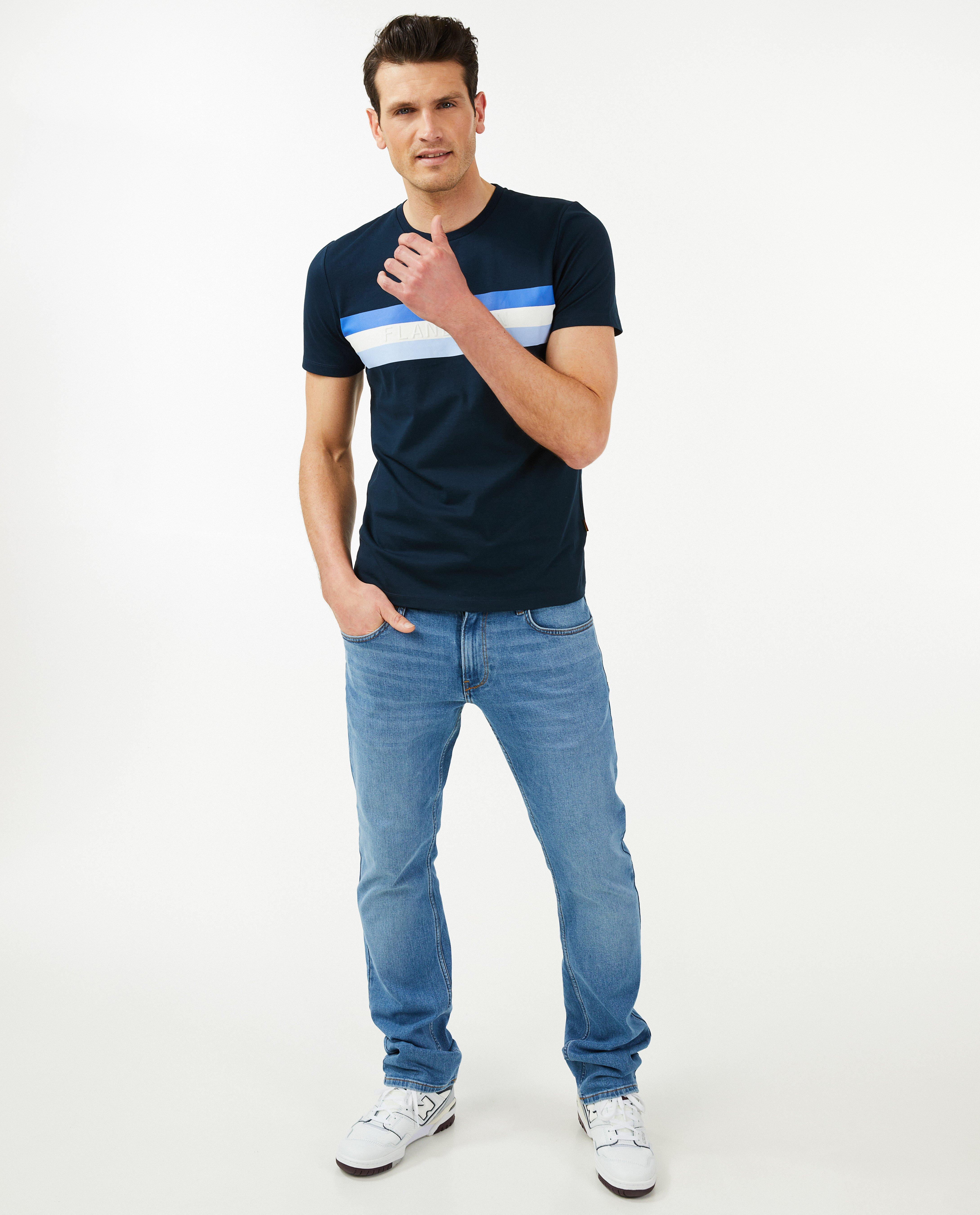 T-shirt à rayures, hommes - null - Baptiste
