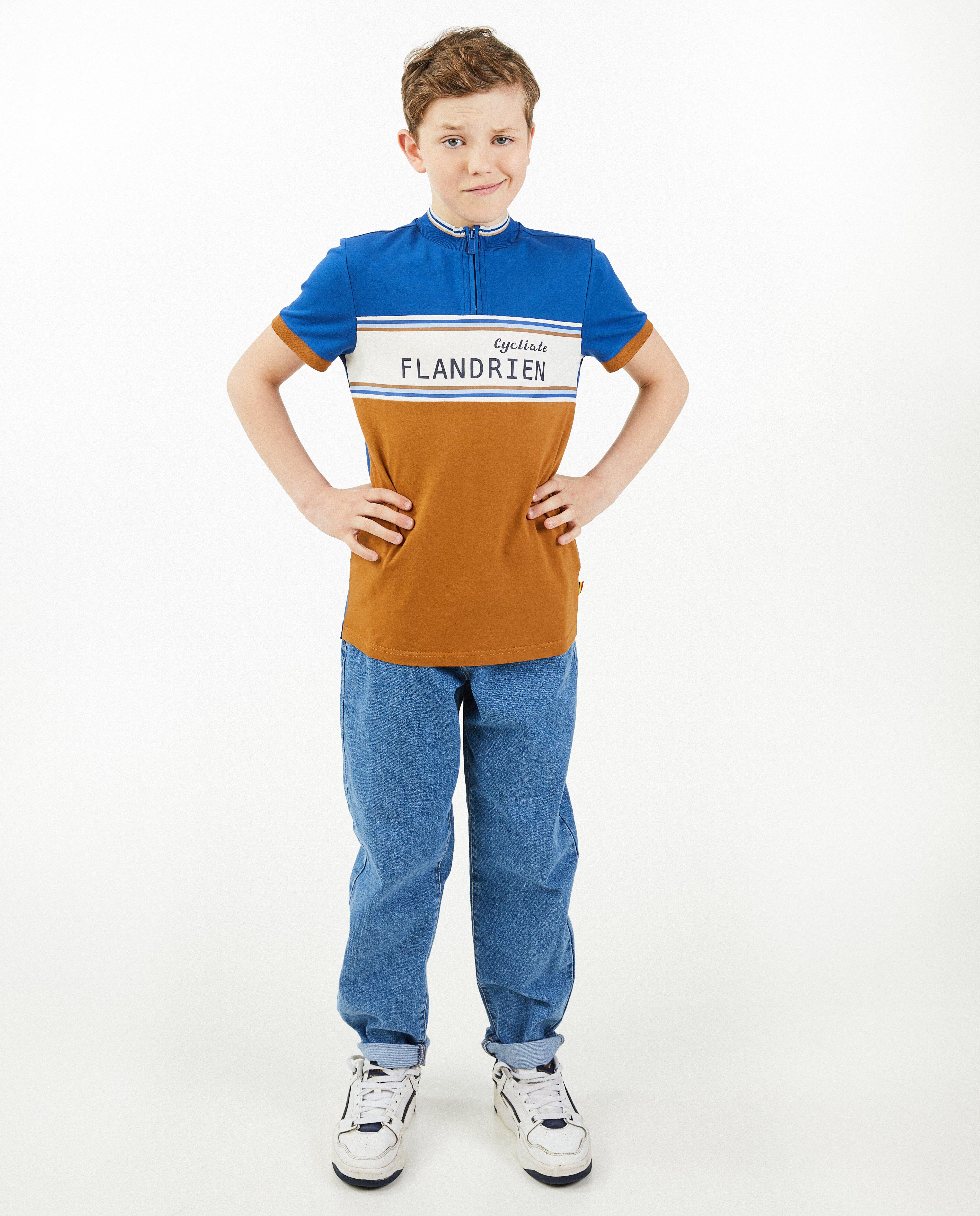 Polo avec une fermeture &agrave; glissi&egrave;re, 7-14&nbsp;ans - D&eacute;tails du produit - bleu fonc&eacute; - image num&eacute;ro 1