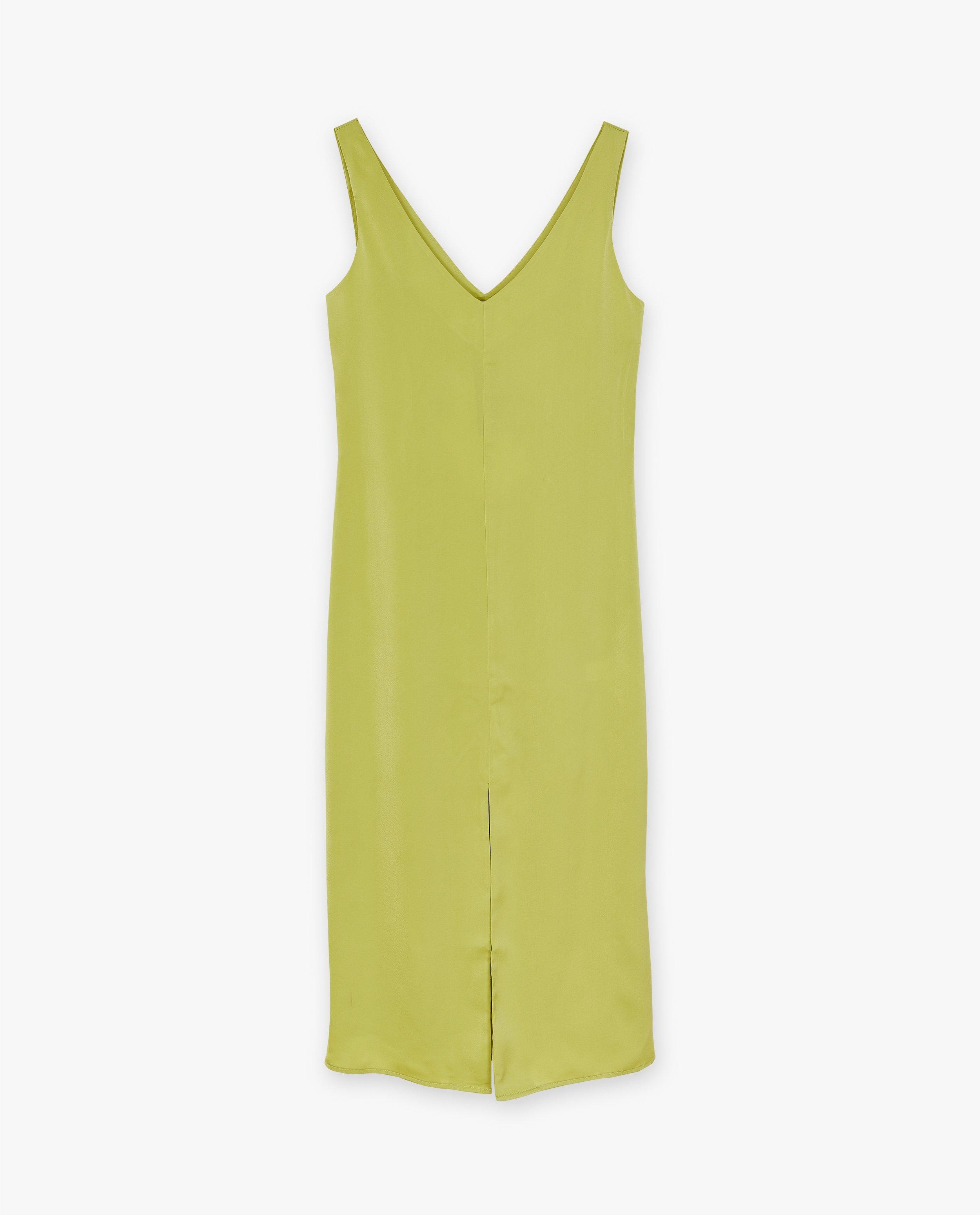 Groene satijnen jurk - Product Detail - lichtgroen - afbeelding nummer 6