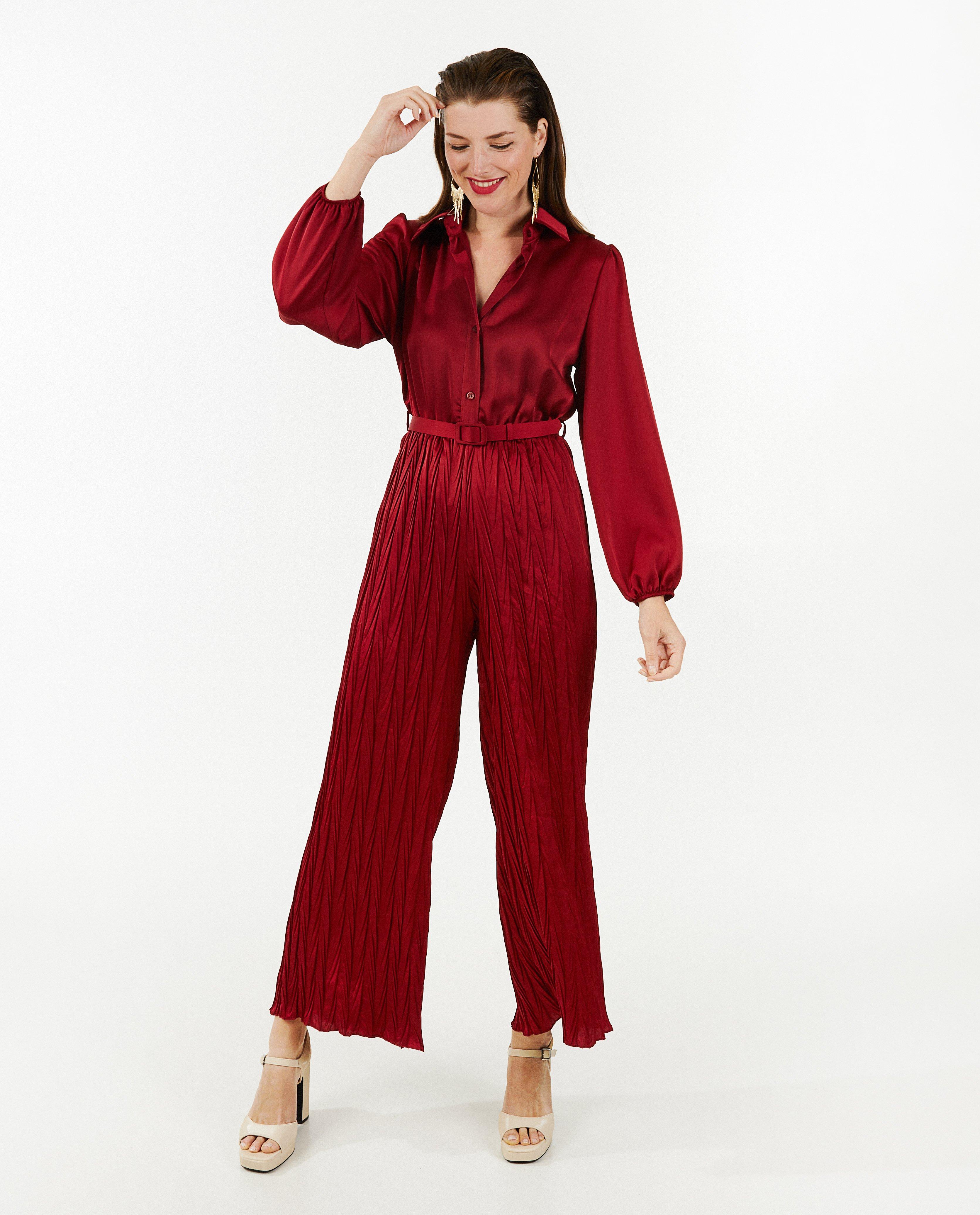 Rode jumpsuit Sora JBC Belgie Belgie