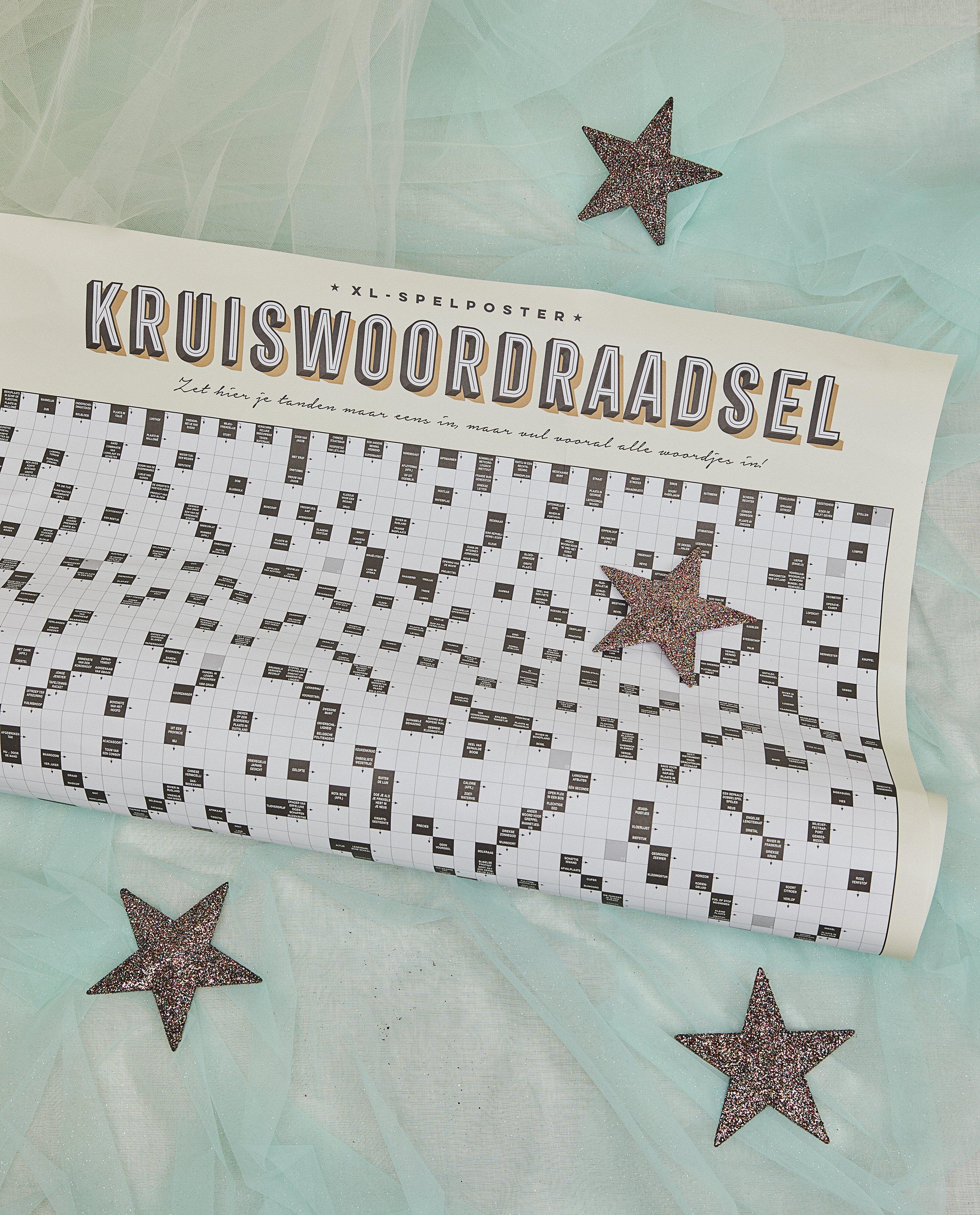 Gadgets - XL-spelposter, kruiswoordpuzzel