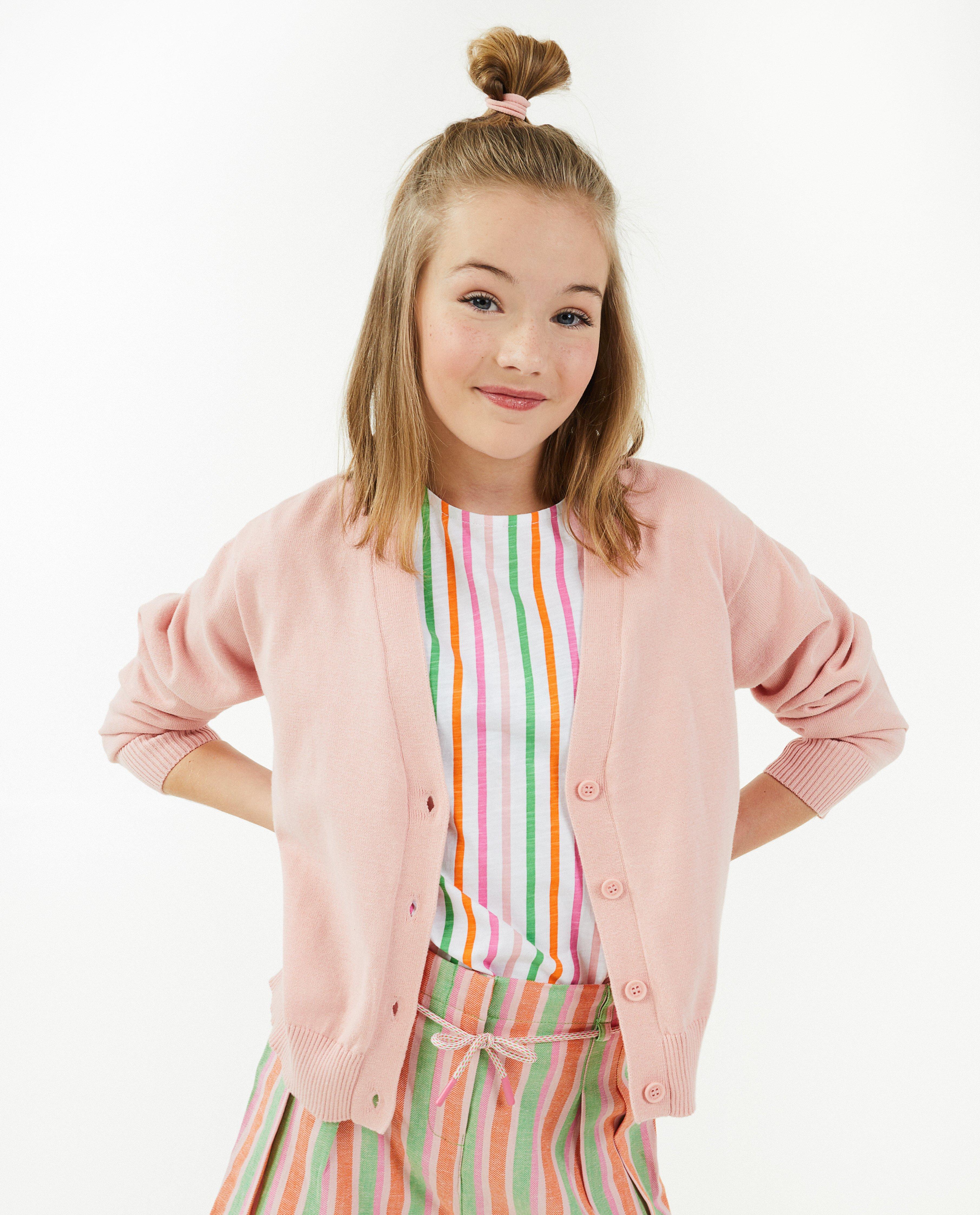 Cardigan - Lichtroze cardigan
