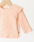 T-shirts - Roze longsleeve met ajour