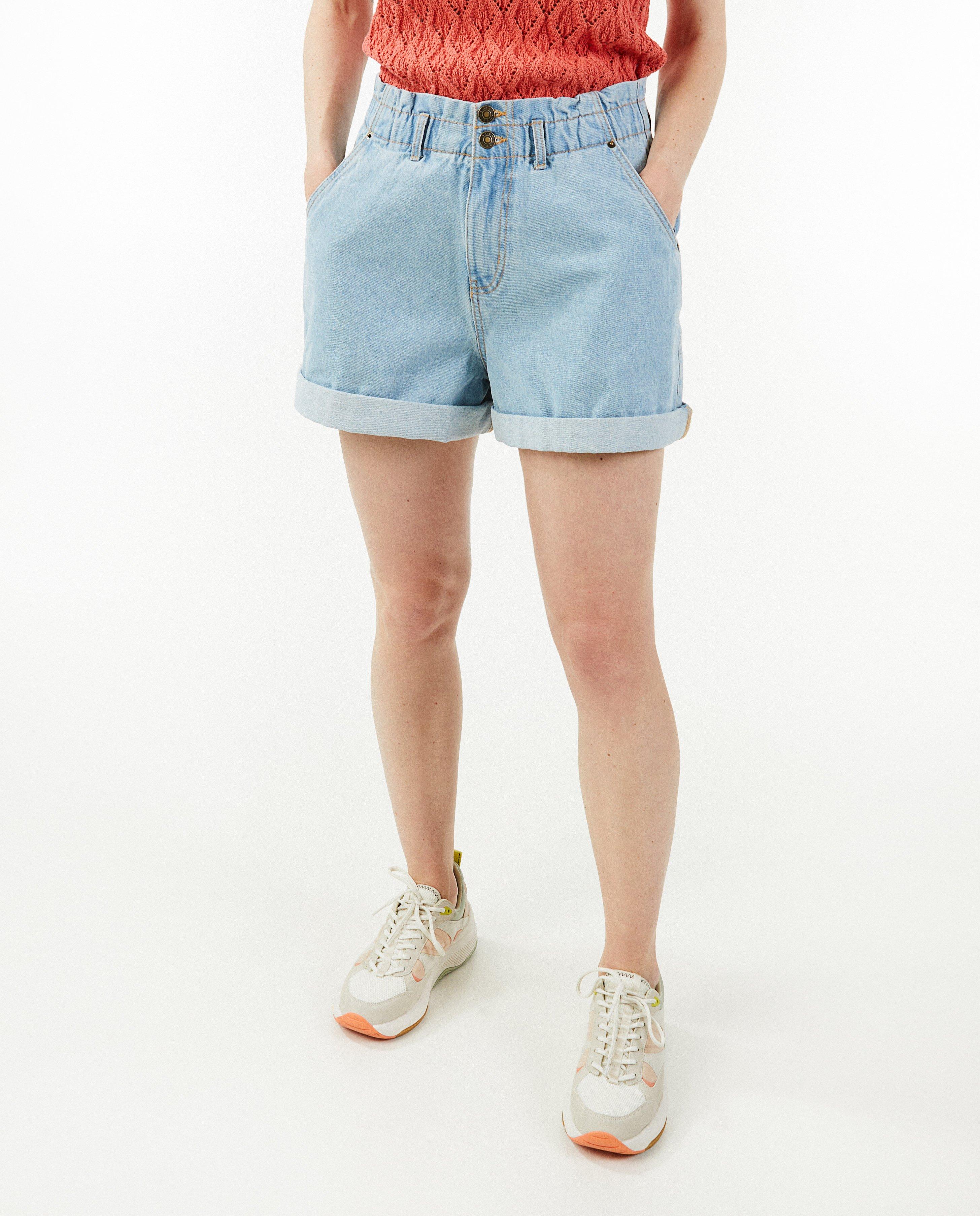 Short en jeans bleu clair - D&eacute;tails du produit - bleu clair - image num&eacute;ro 2