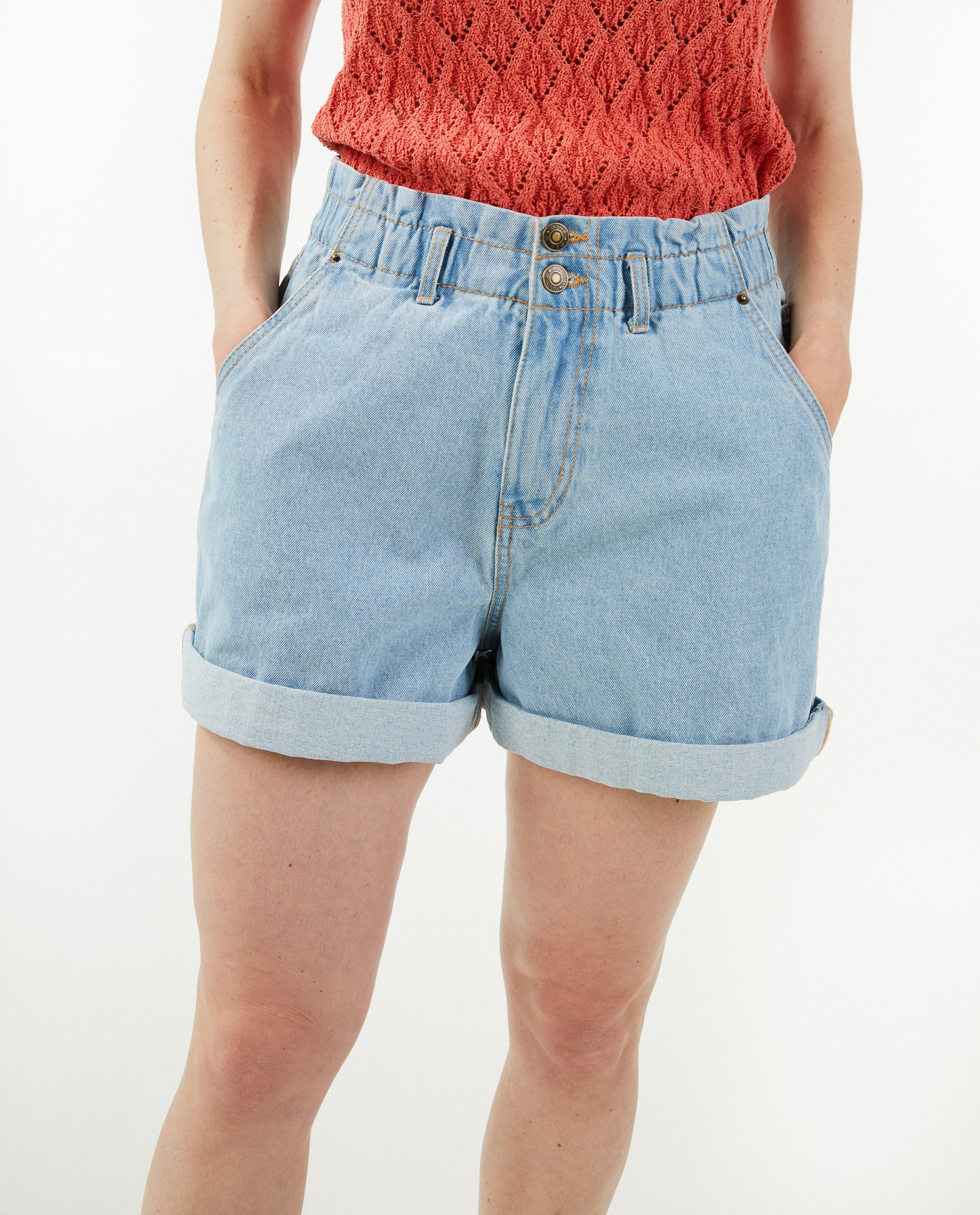 Short en jeans bleu clair - D&eacute;tails du produit - bleu clair - image num&eacute;ro 4