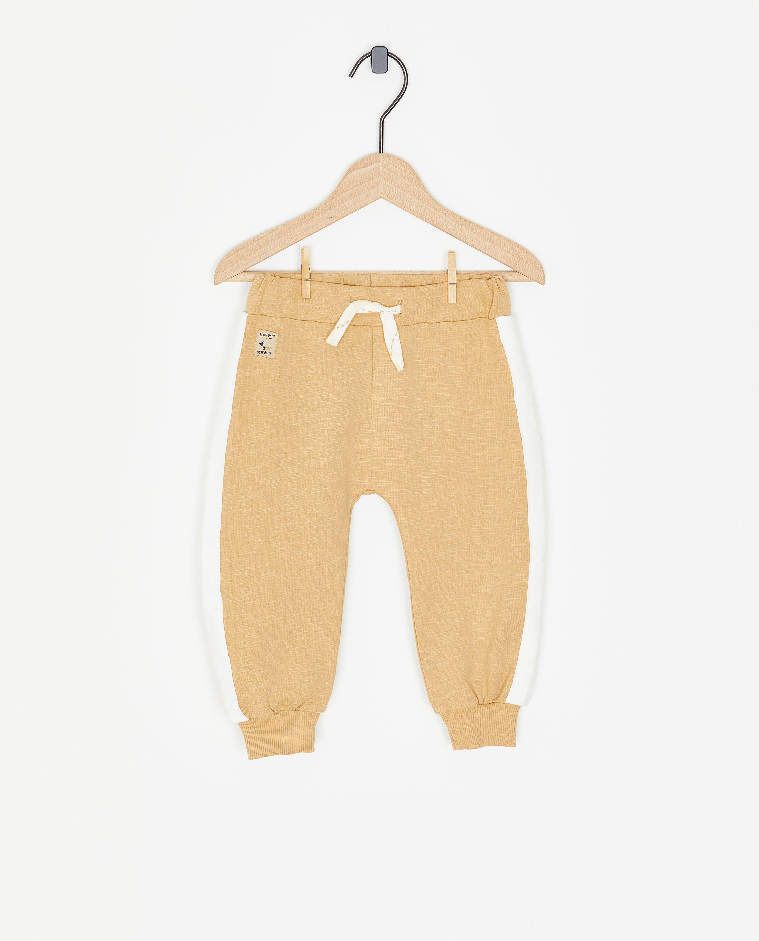 Joggingbroek met sierbiezen - null - Feetje