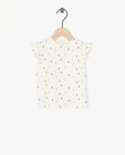 Offwhite T-shirt met bloemen - null - Cuddles and Smiles