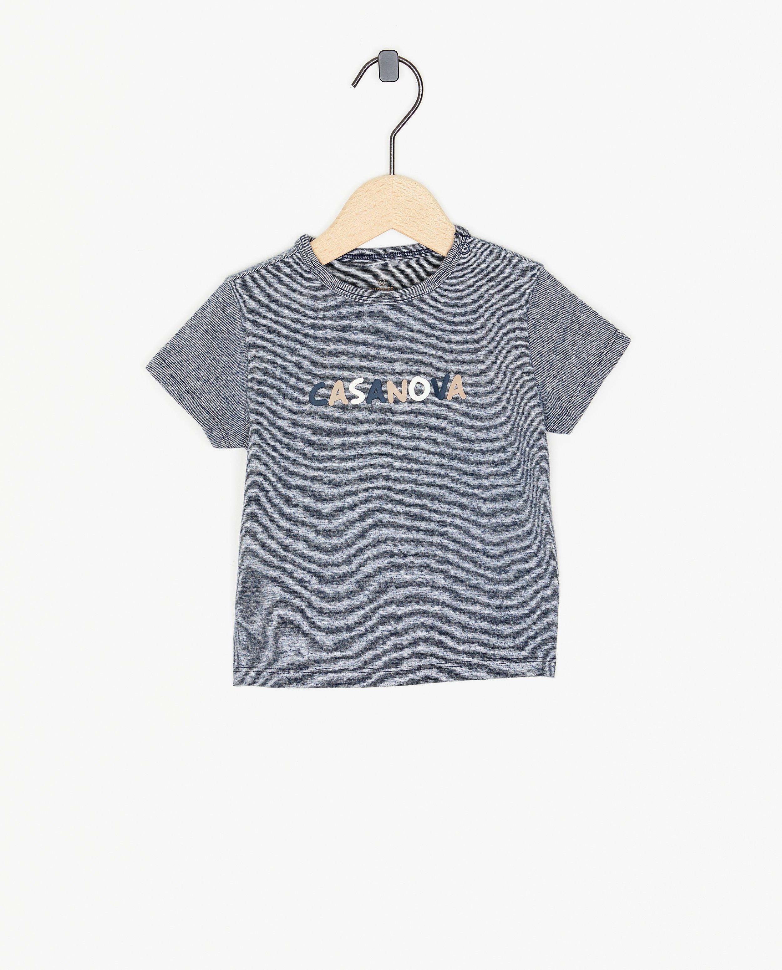 T-shirt met opschrift in reliëf (FR) - null - Cuddles and Smiles