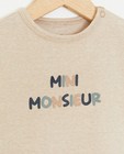 T-shirts - T-shirt met opschrift in reliëf (FR)