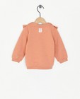 Sweaters - Oudroze sweater met ruches