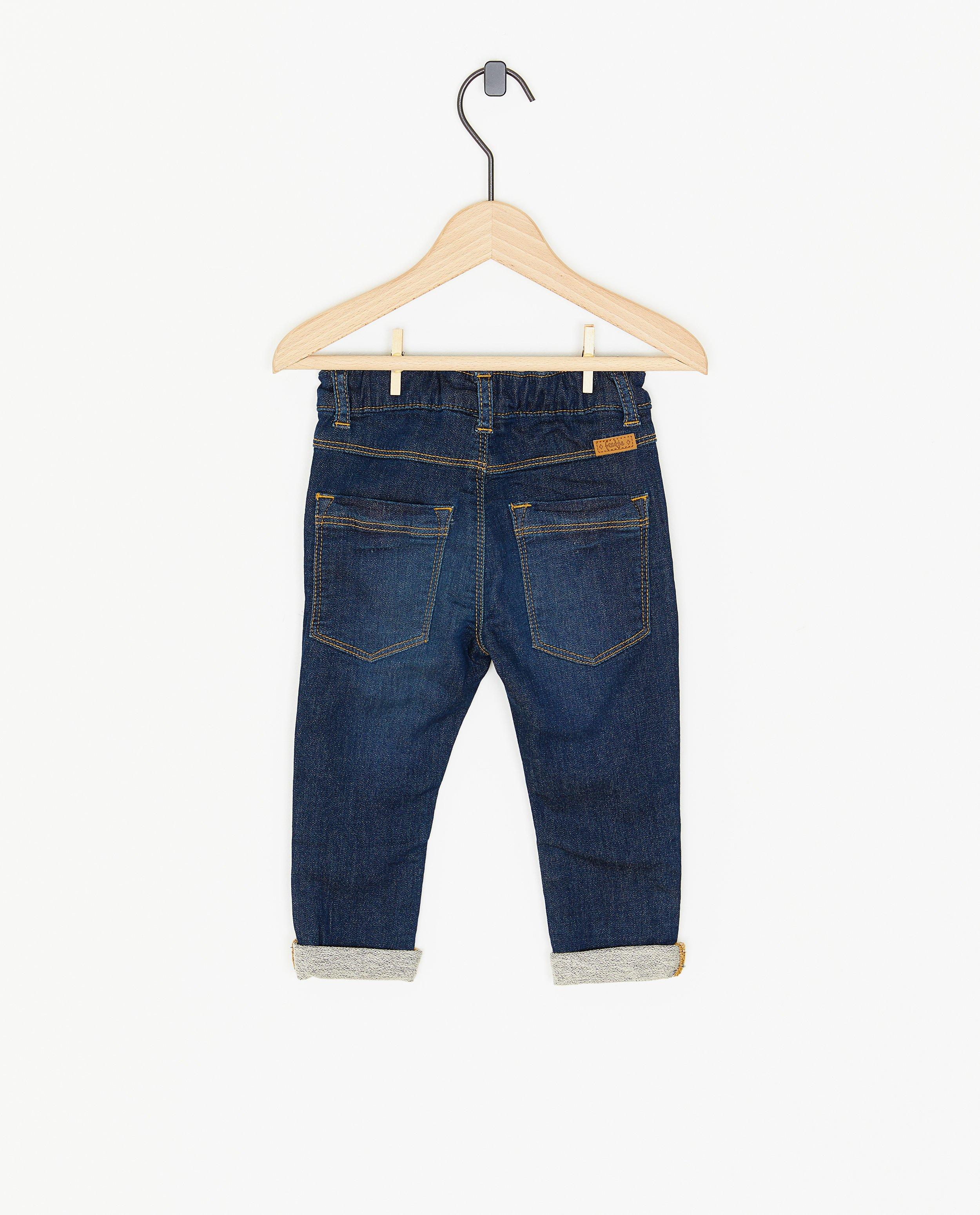 Jeans - Donkerblauwe jeansbroek