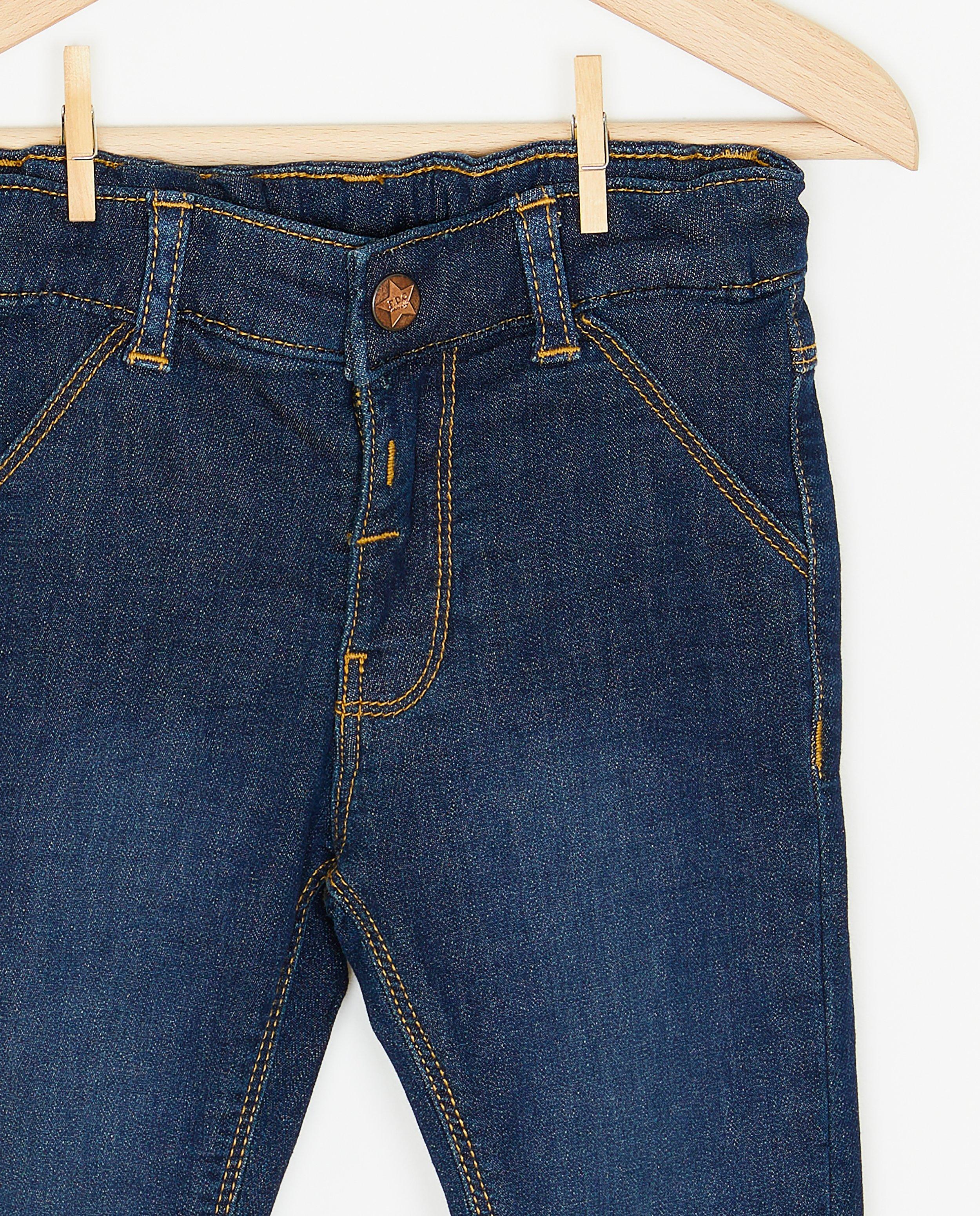 Jeans - Donkerblauwe jeansbroek