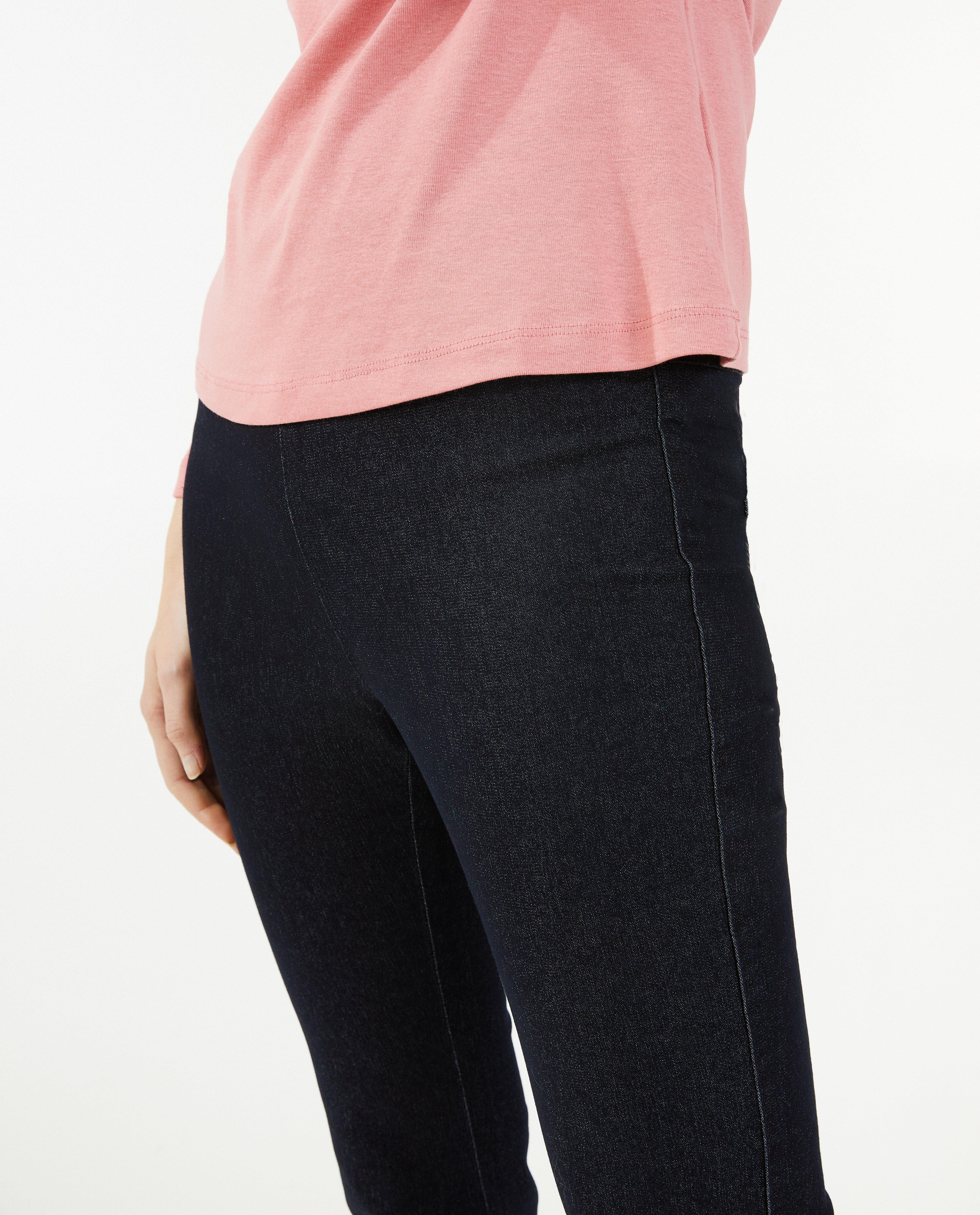 Pantalons - Jeggings bleu foncé, coupe à pattes d’éléphant (flared)