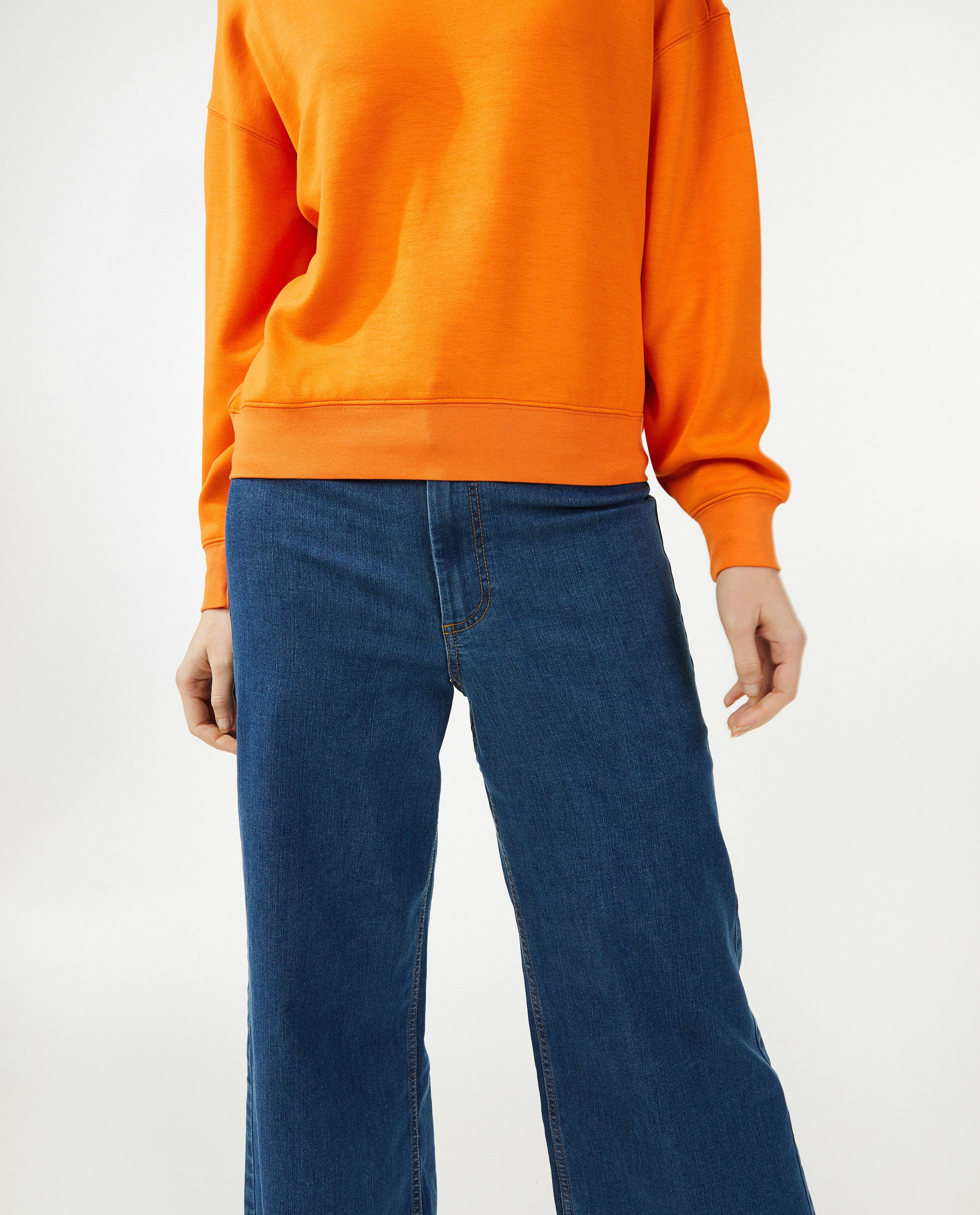 Jeans - Jeans bleu à jambes larges