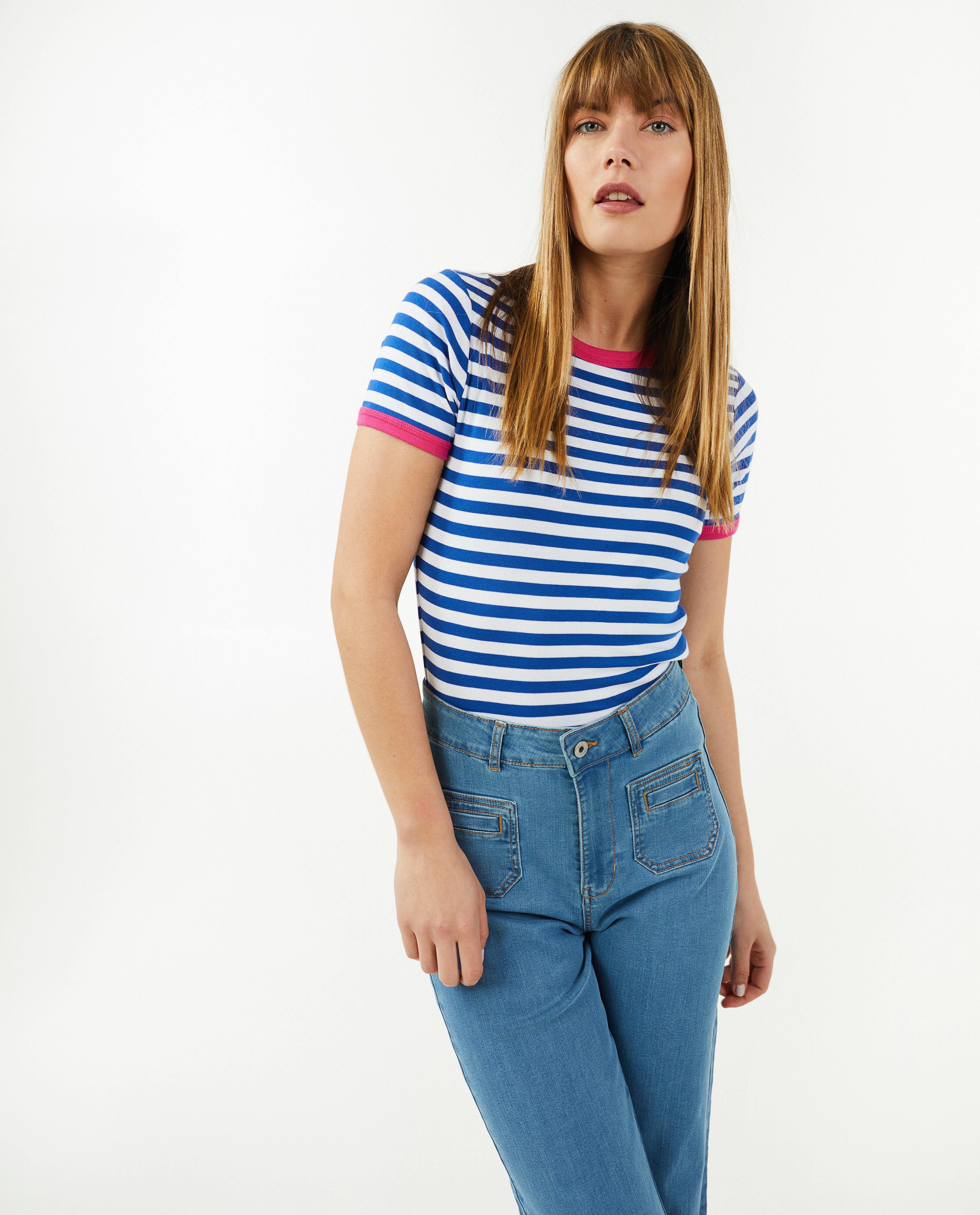 T-shirts - T-shirt met strepen