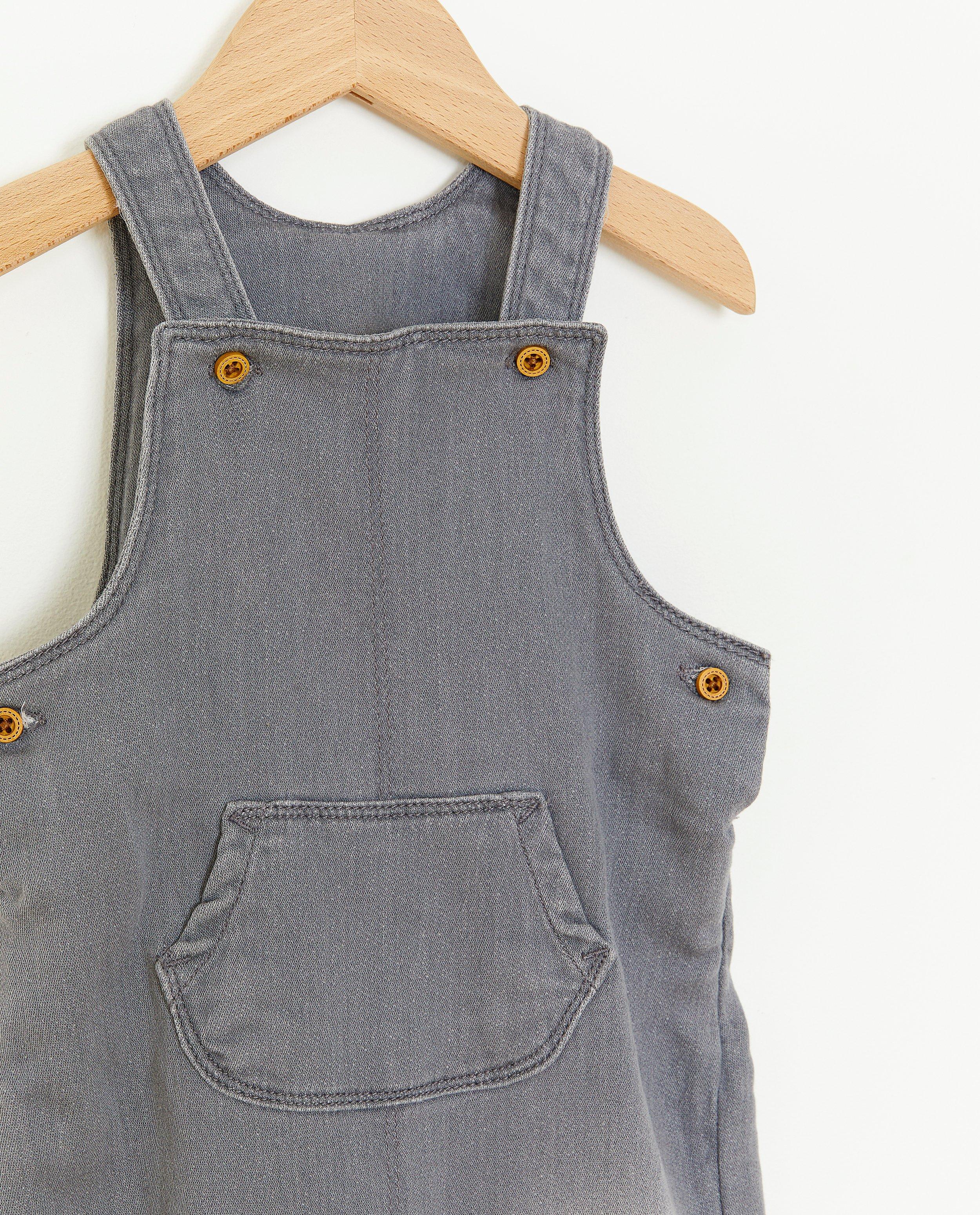 Jeans - Salopette grise