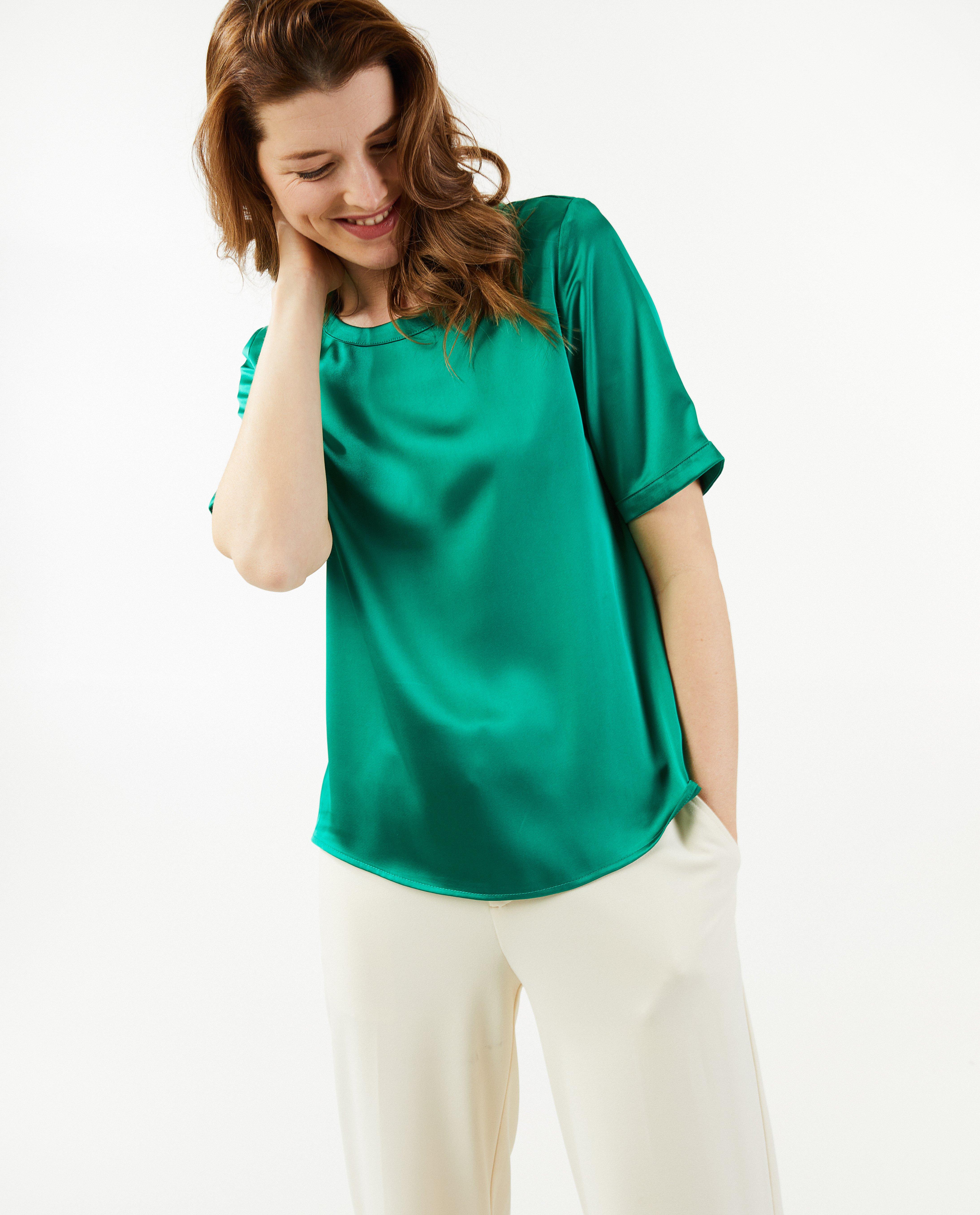 Hemden - Satijnen blouse