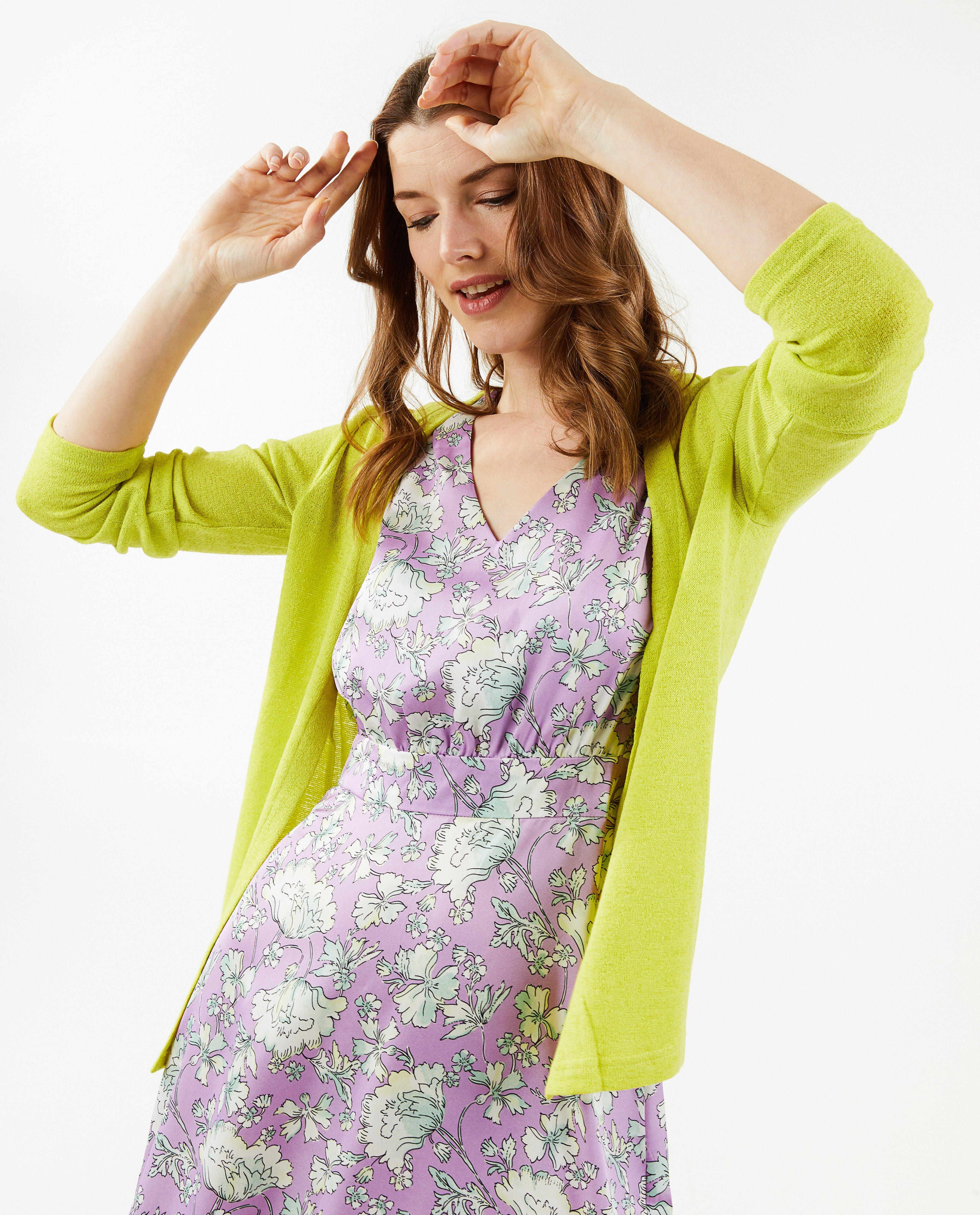 Cardigan - Gele cardigan
