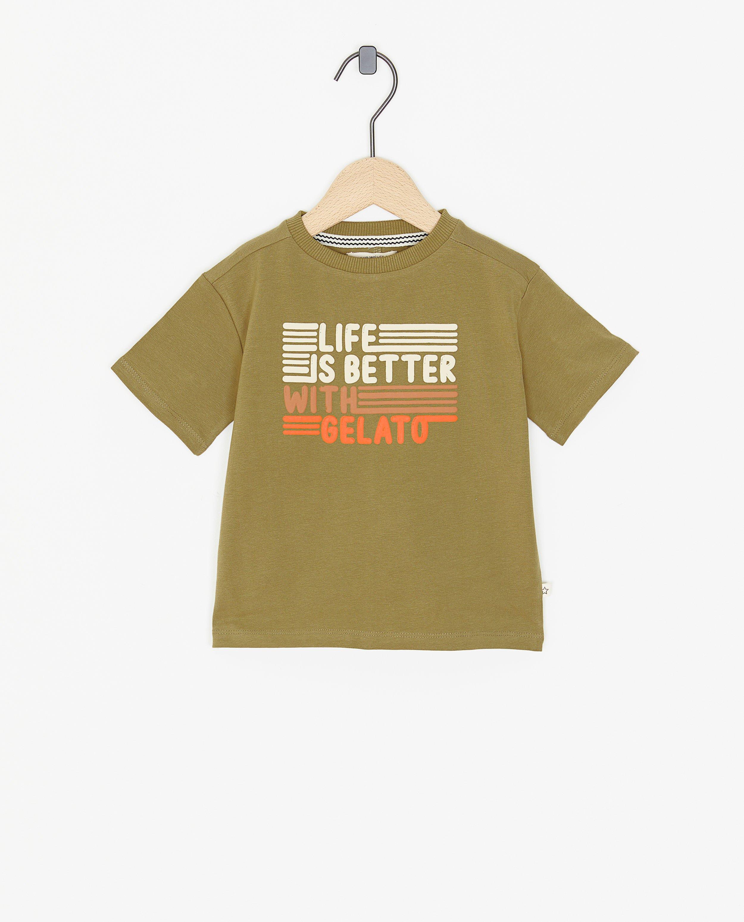 Groen T-shirt met print - null - Your Wishes