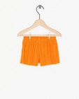 Shorts - Short orange côtelé