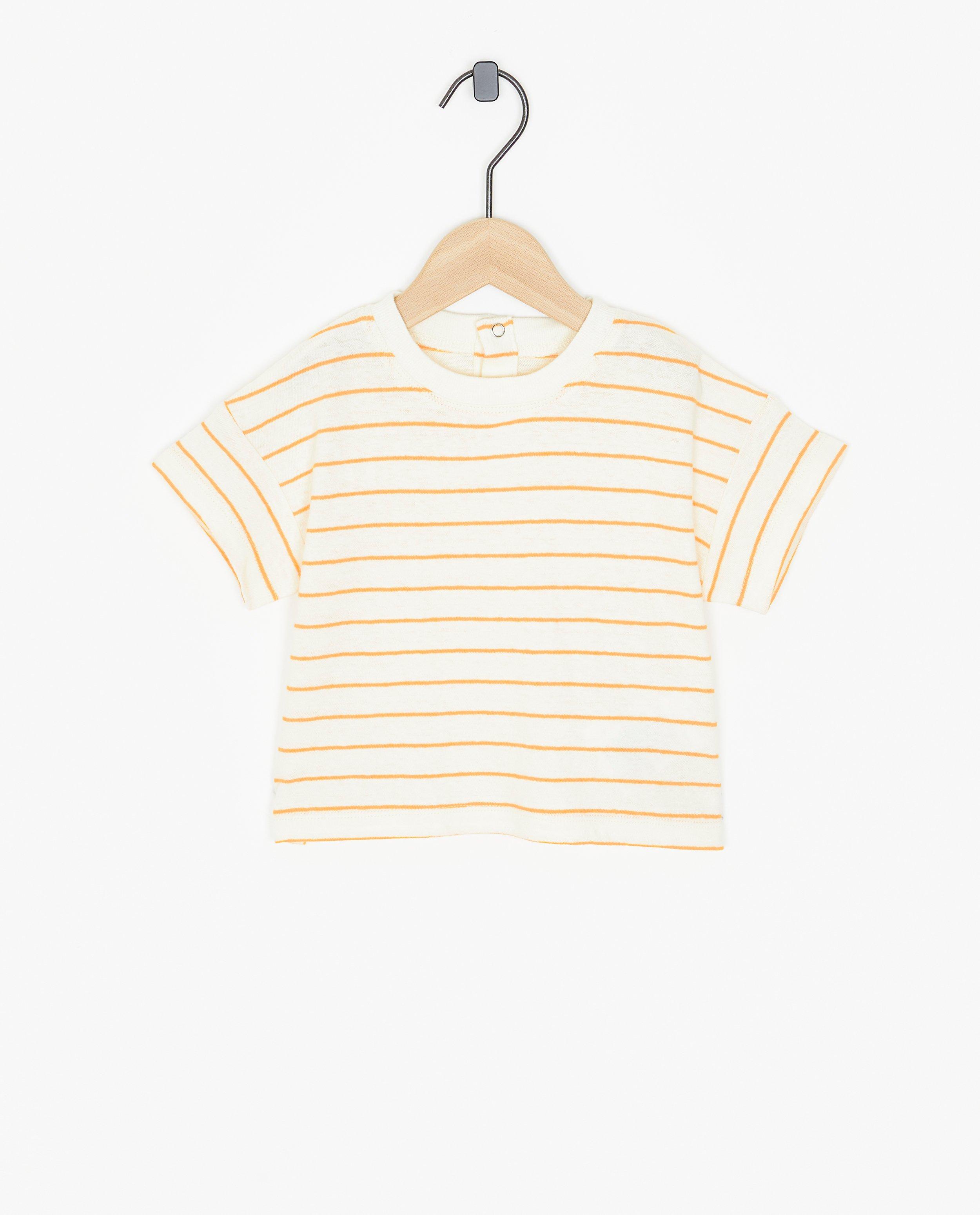 T-shirts - Unisex T-shirt met strepen, baby