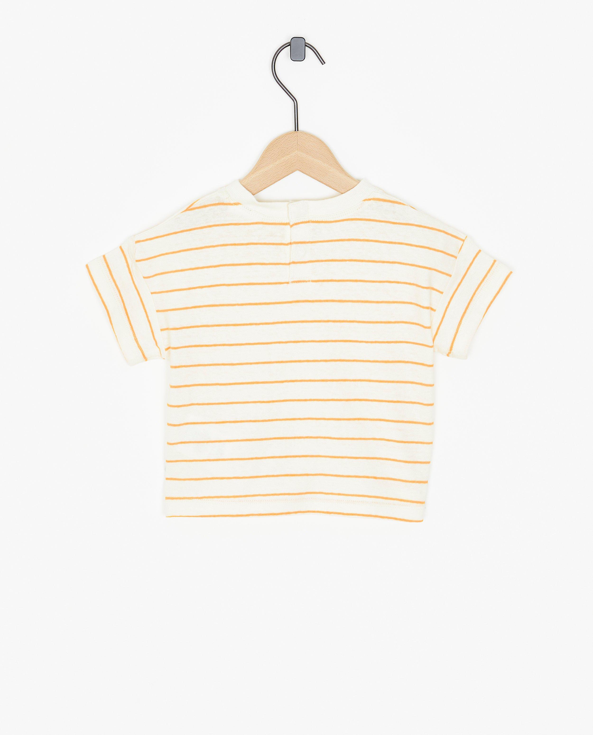 T-shirts - Unisex T-shirt met strepen, baby