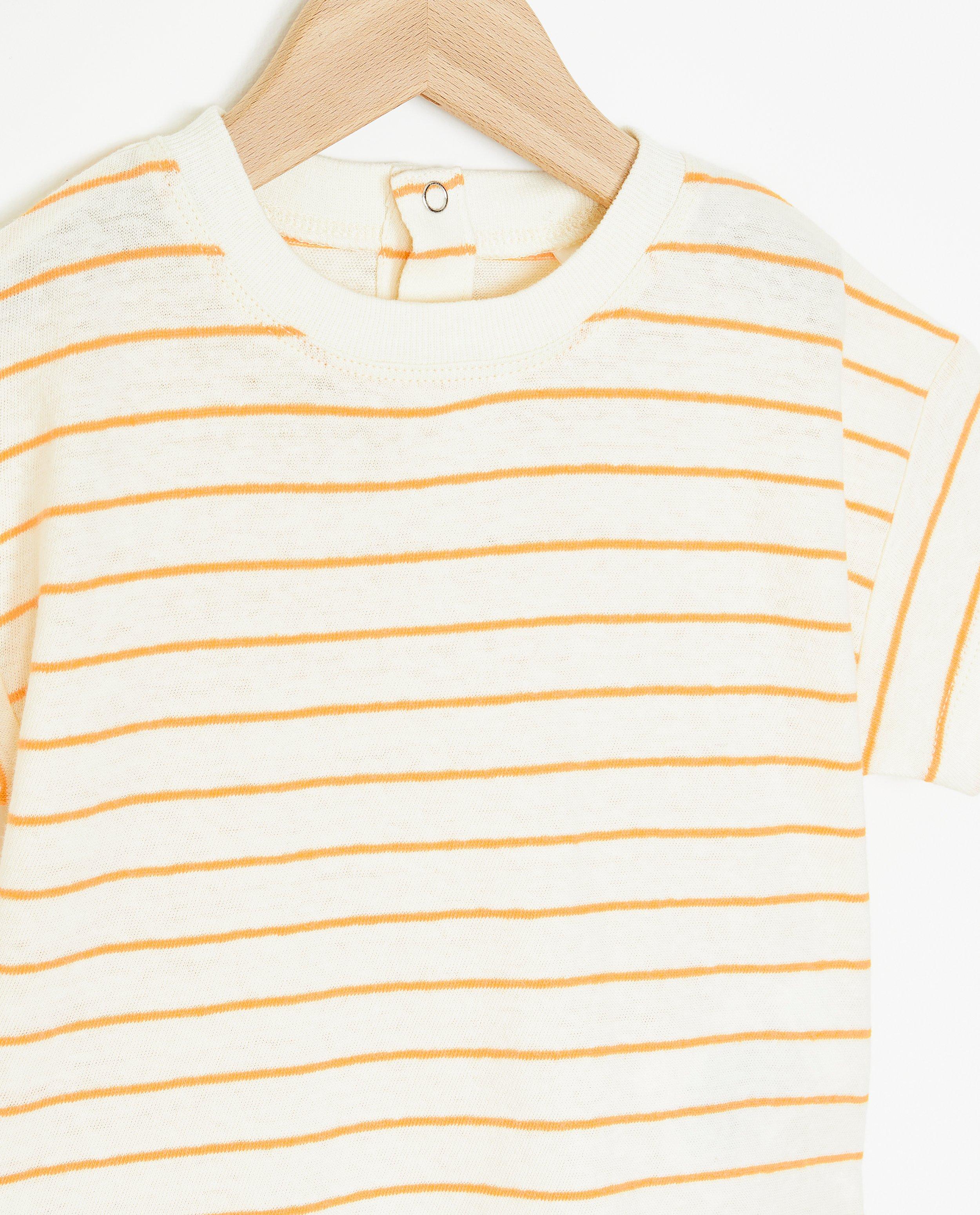 T-shirts - Unisex T-shirt met strepen, baby
