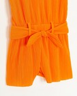 Jumpsuit - Oranje jumpsuit met rib, baby