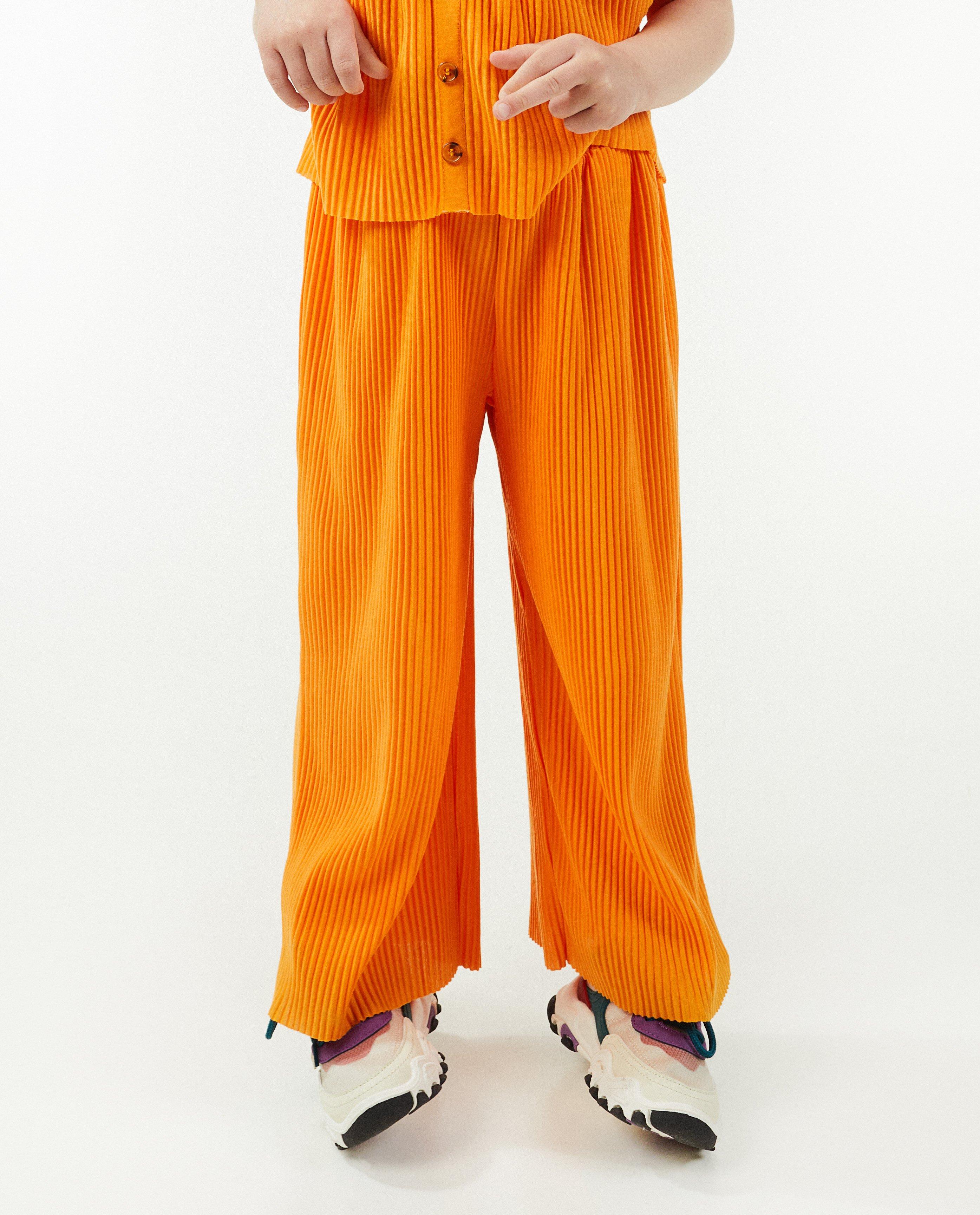 Pantalons - Pantalon côtelé à jambes larges