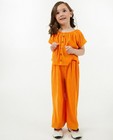 Oranje T-shirt met rib, 2-7 jaar - null - Nanja Massy