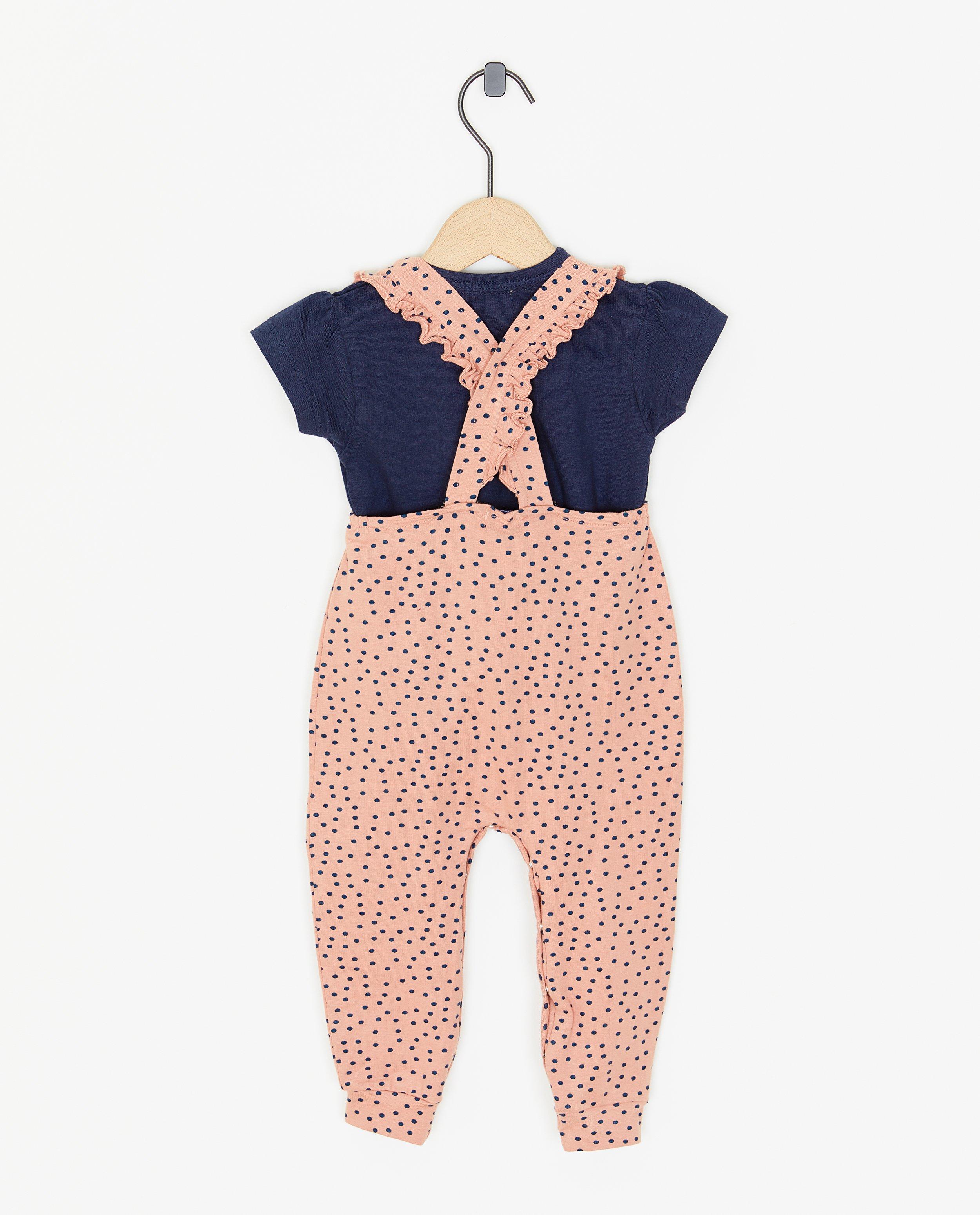 Sets - Set: salopette + T-shirt + muts