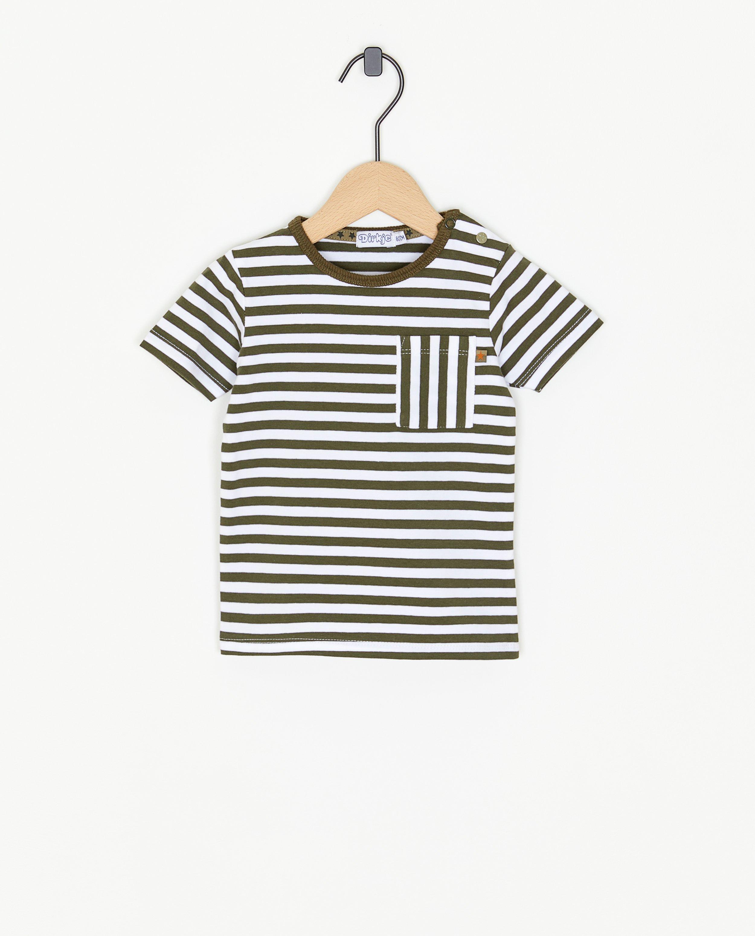 T-shirt met strepen - null - Dirkje
