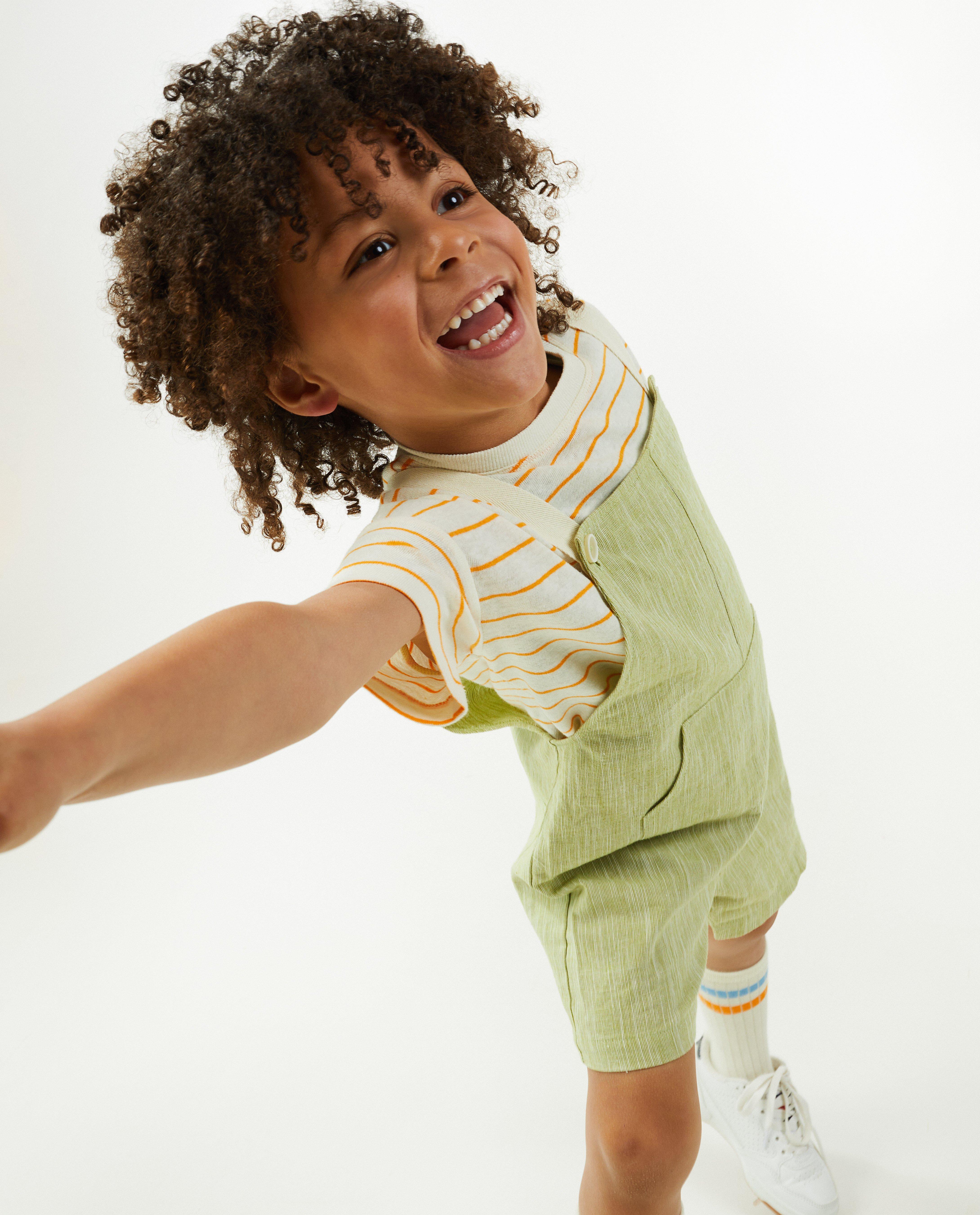 T-shirts - Unisex T-shirt met strepen, 3-8 jaar