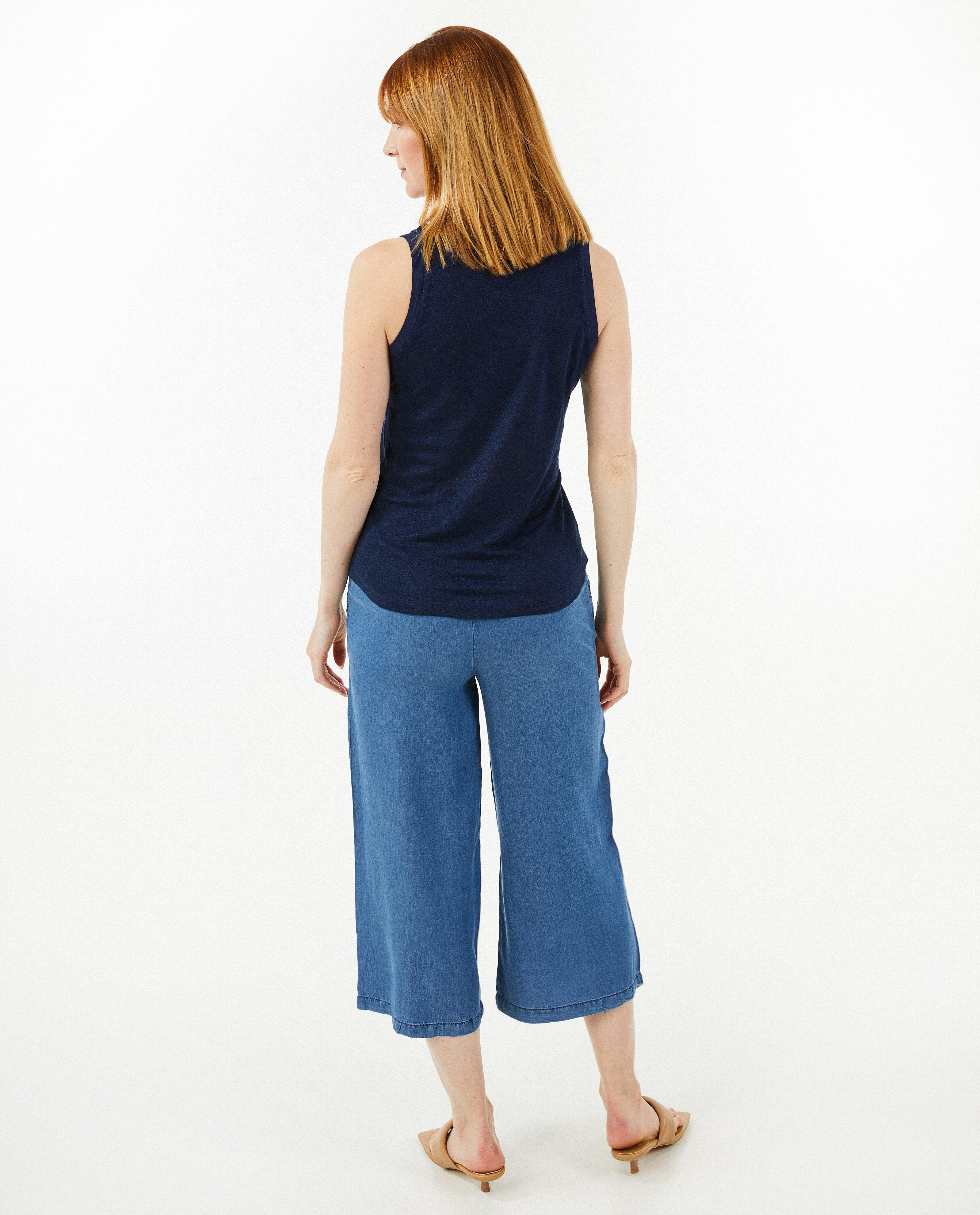 T-shirts - Top vert en fin tricot