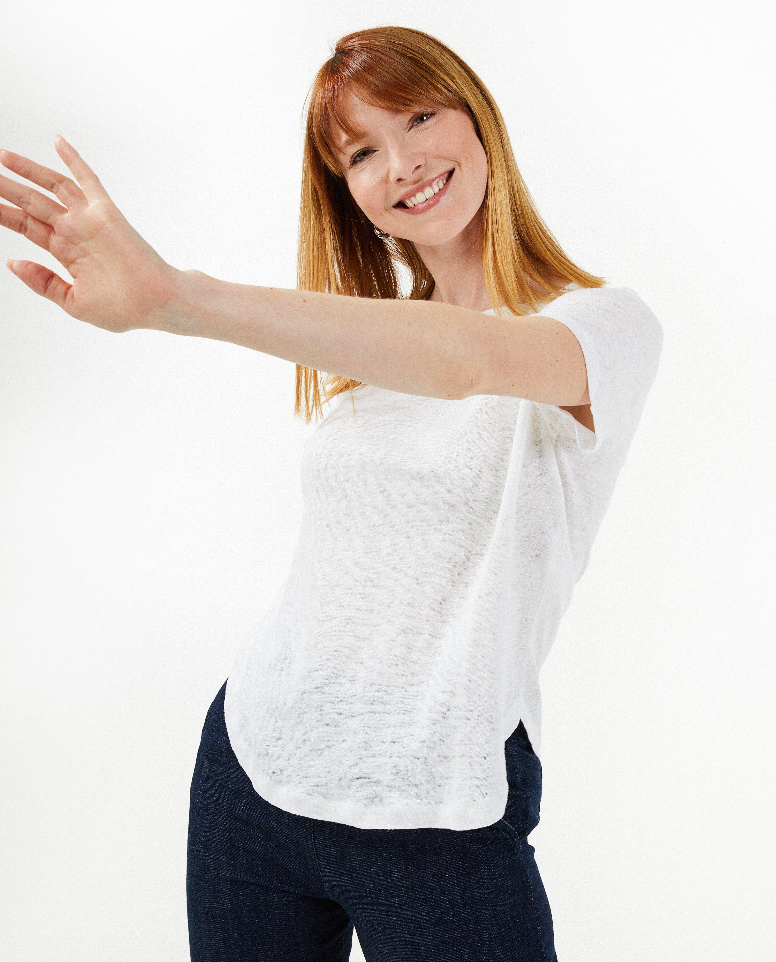 T-shirts - T-shirt en fin tricot