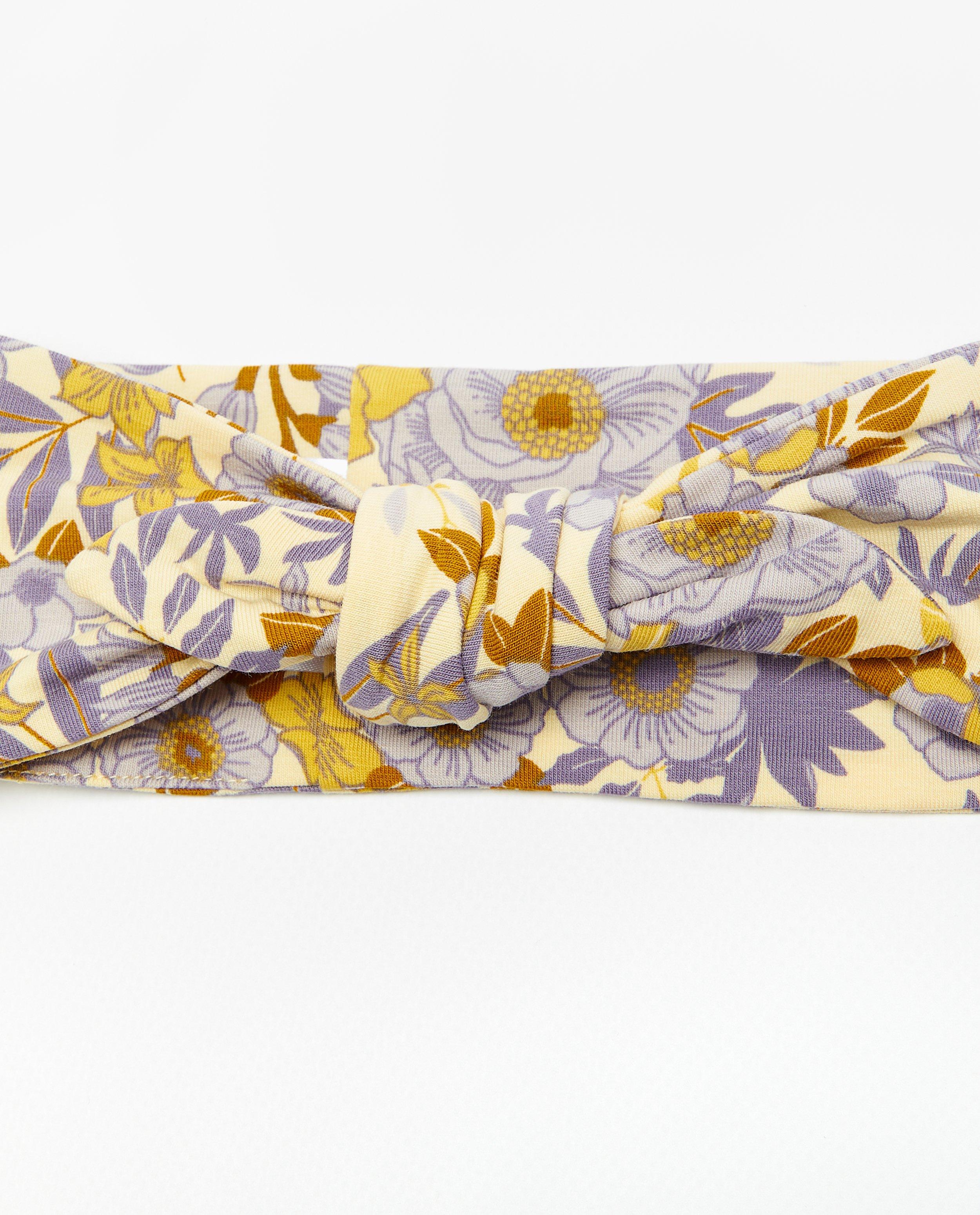 Breigoed - Haarband met bloemenprint