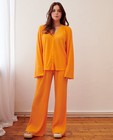 Oranje broek, wide leg fit - null - Nanja Massy