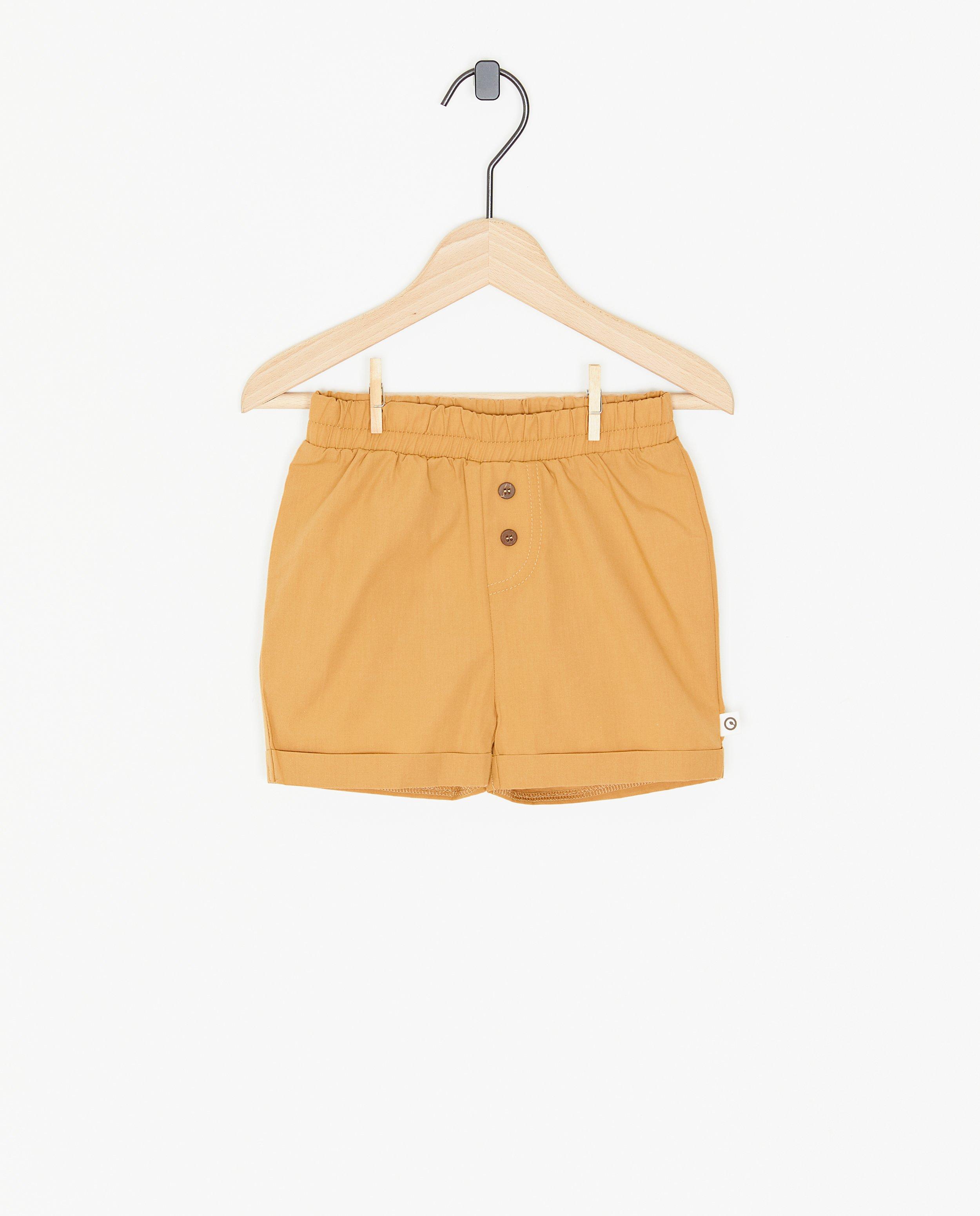 Bruine short - null - Müsli