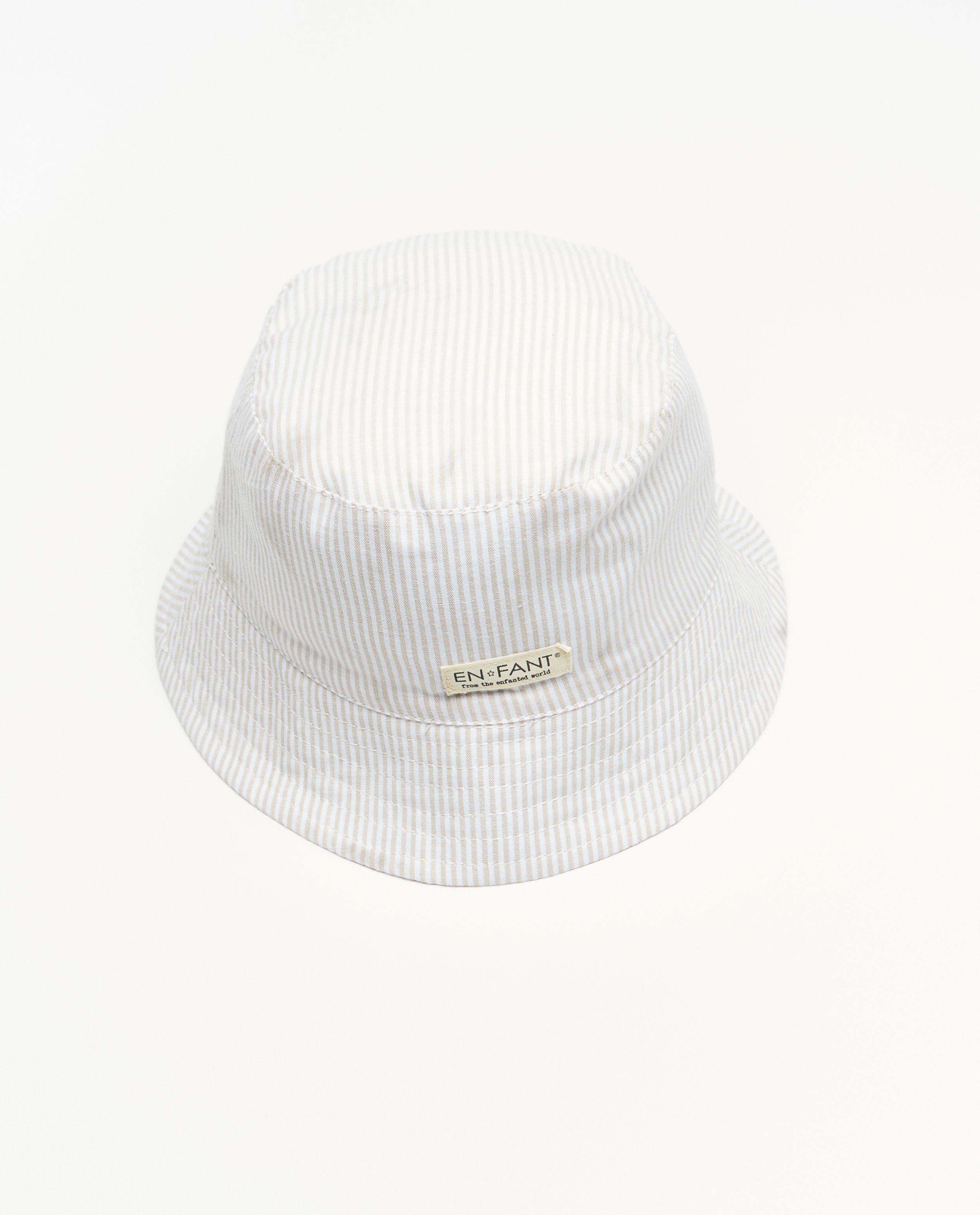 Bonneterie - Chapeau de soleil rayé